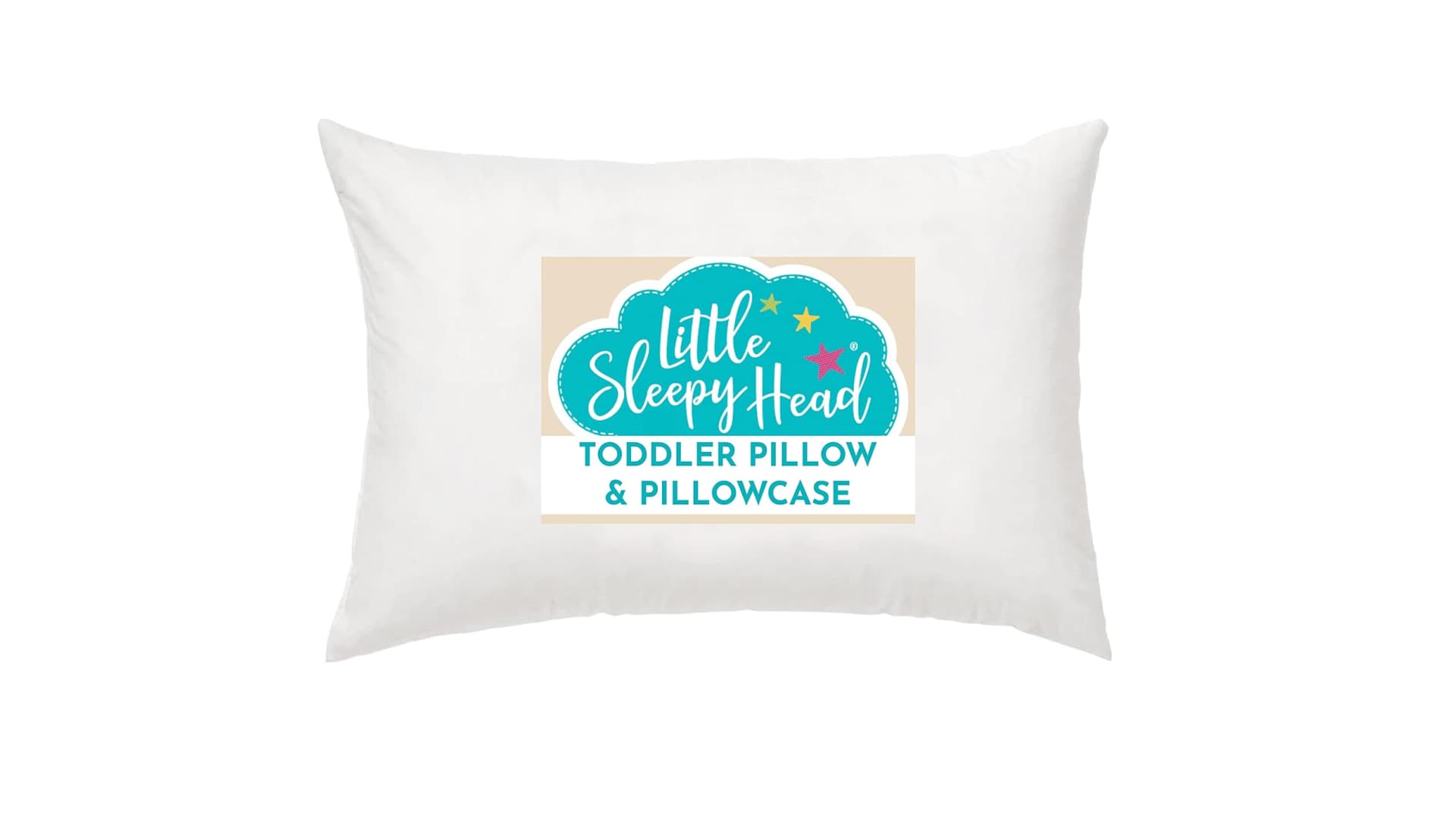 Little Sleepy Head Toddler Pillow with Pillowcase
