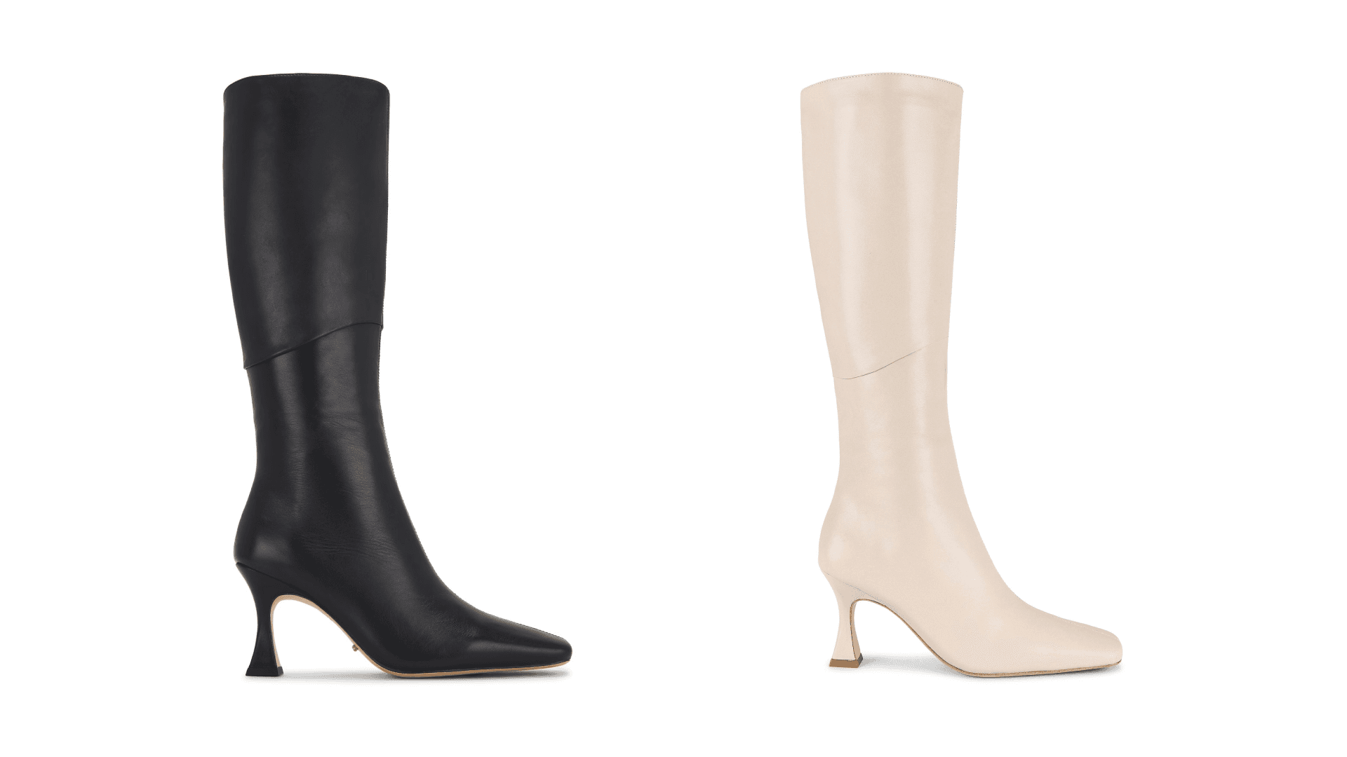 square toed heeled boot