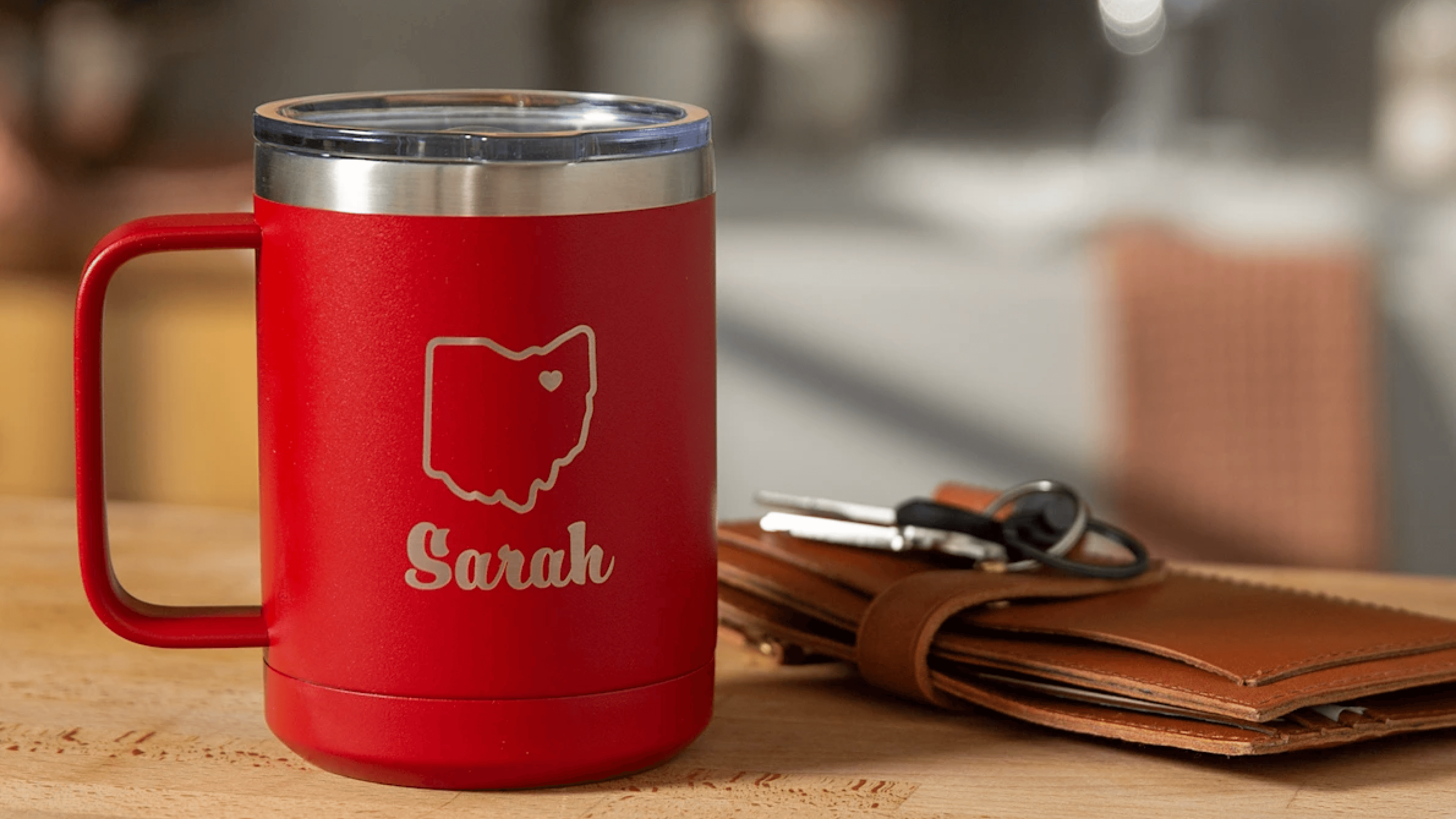 vista print personalized travel mug