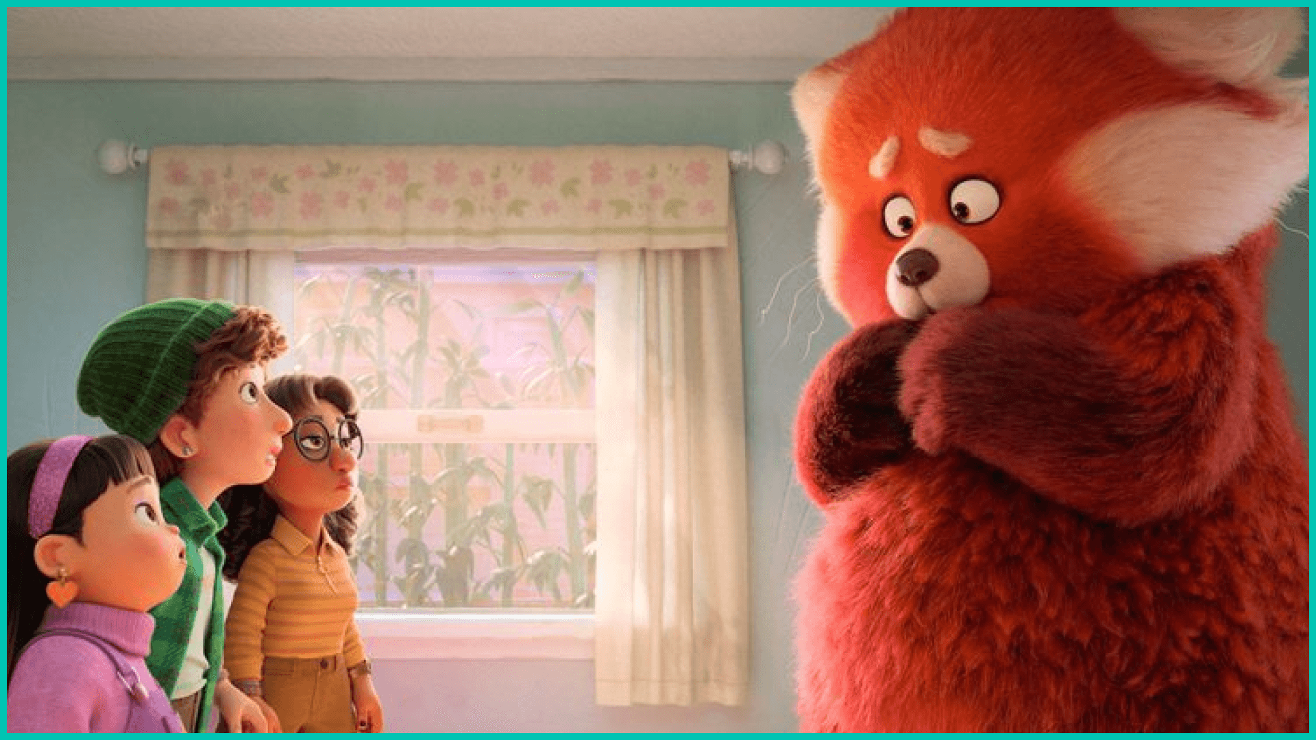 Mei as a panda in "Turning Red"