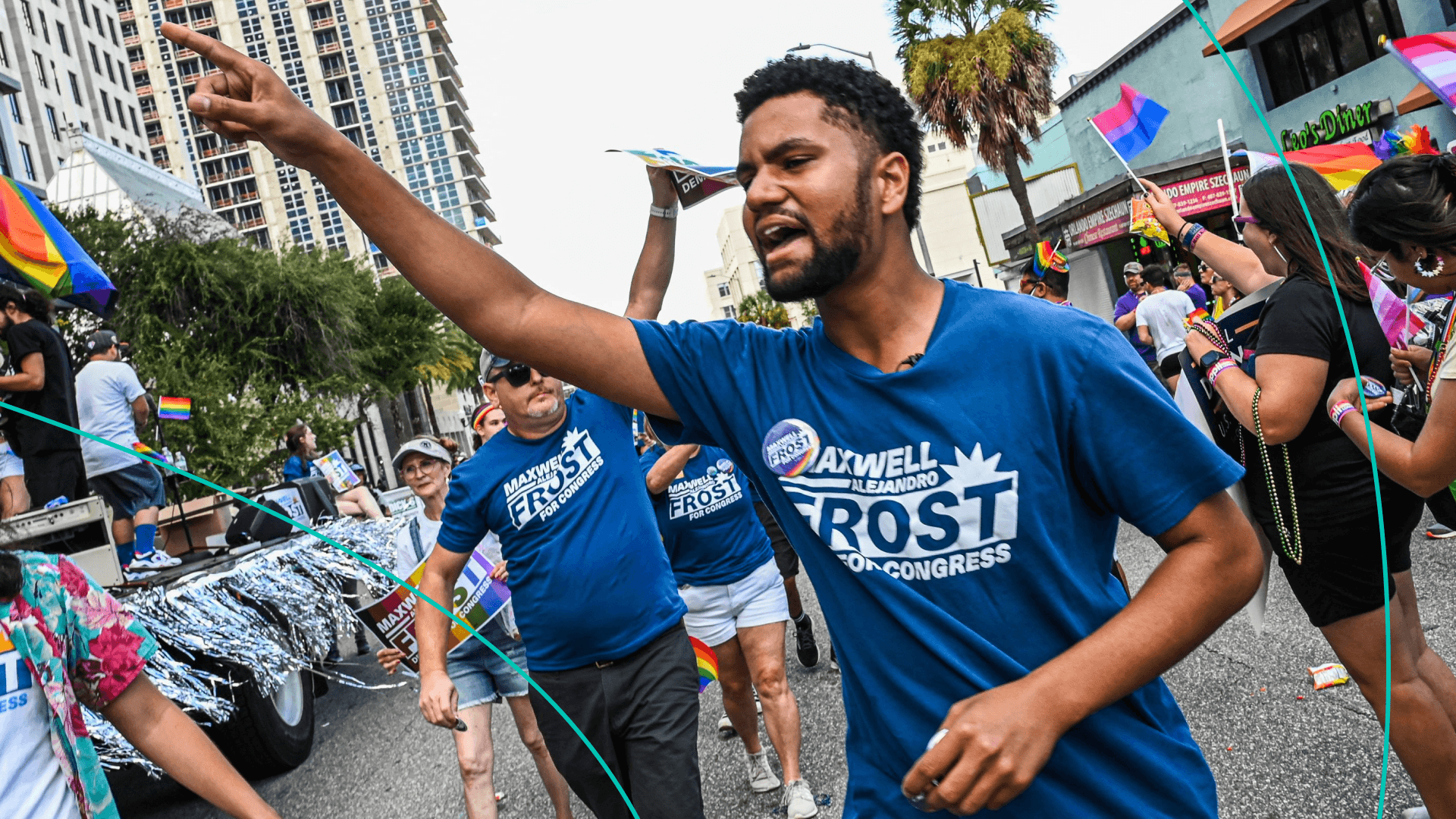 Maxwell Frost, a 25-year-old Gen Zer who won Florida's 10th Congressional District in this week's midterms