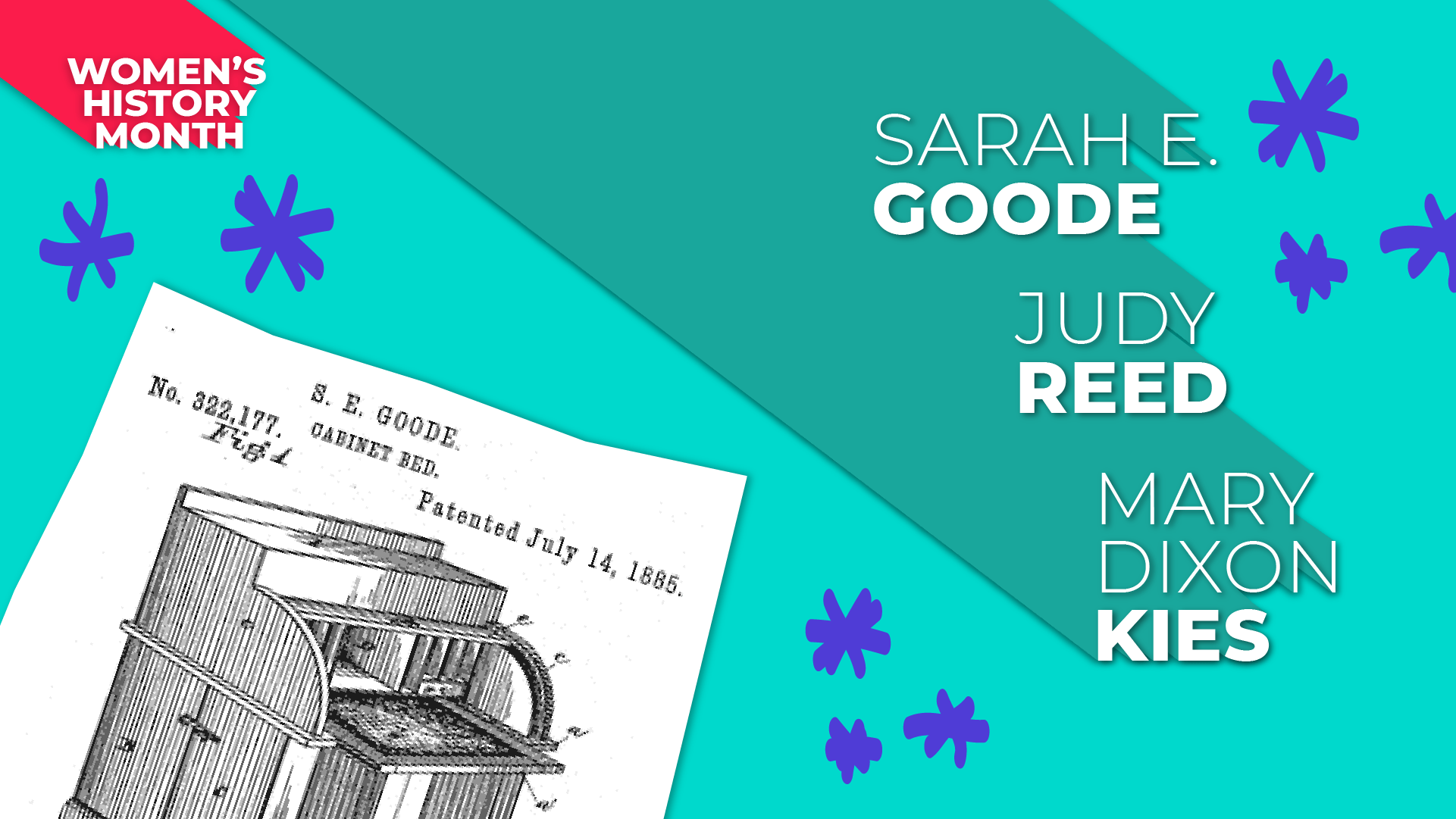 Mary Dixon Kies, Judy Reed, Sarah E. Goode