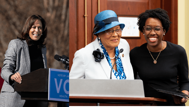Kamala Harris, Alma Adams, Lauren Underwood