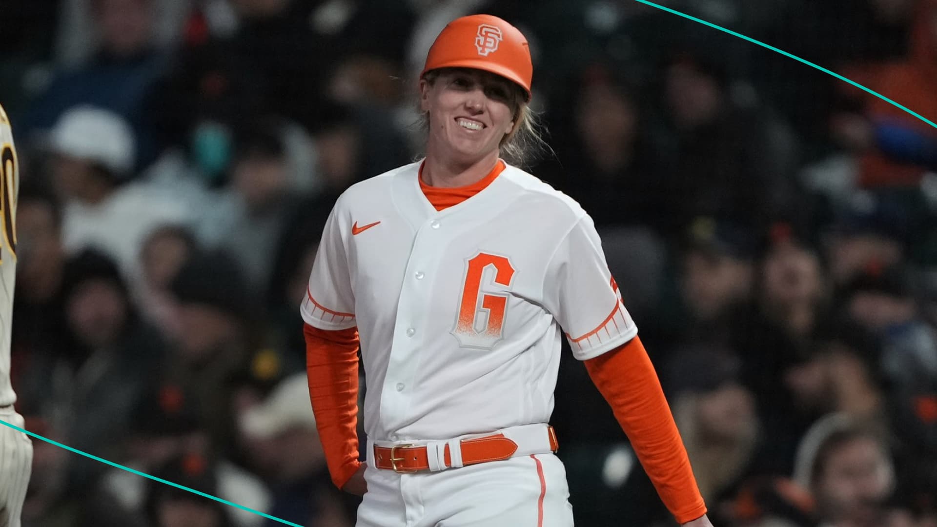 Alyssa Nakken made Giants MLB history