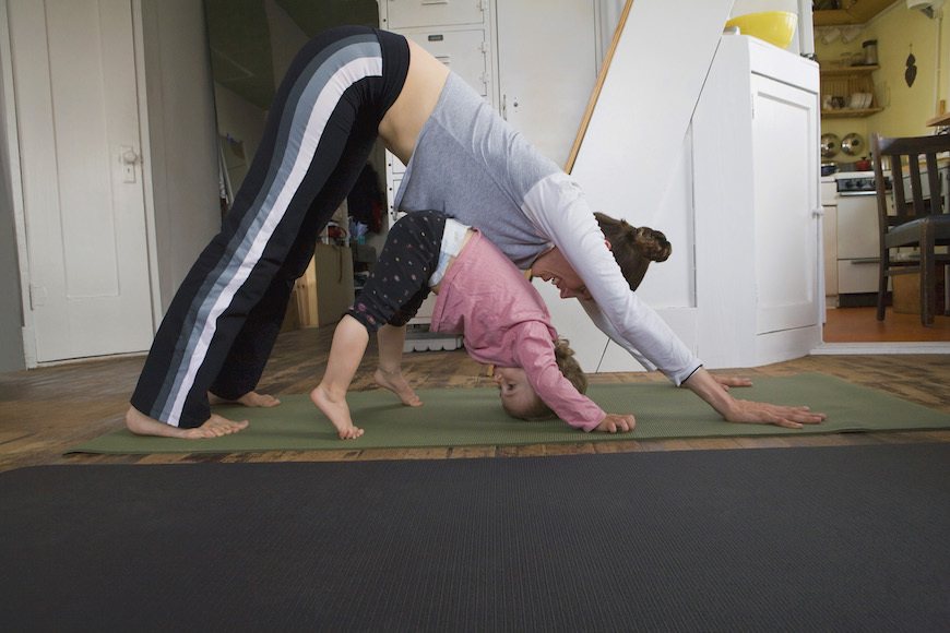 Featured image for Are Toddlers Doing Downward Dog Pregnancy-Predicting Witches? Here’s a Body-Language Expert’s Take