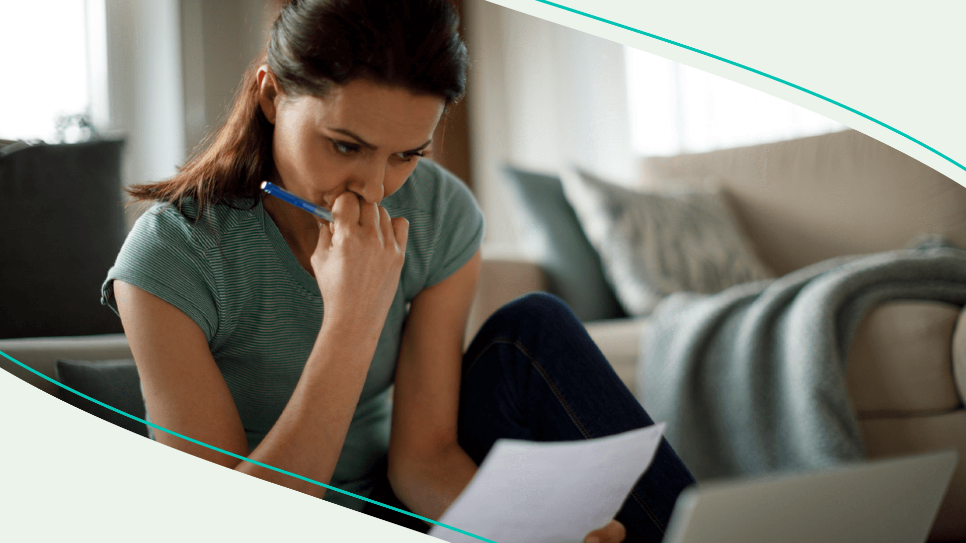 accessibility, woman reviewing document