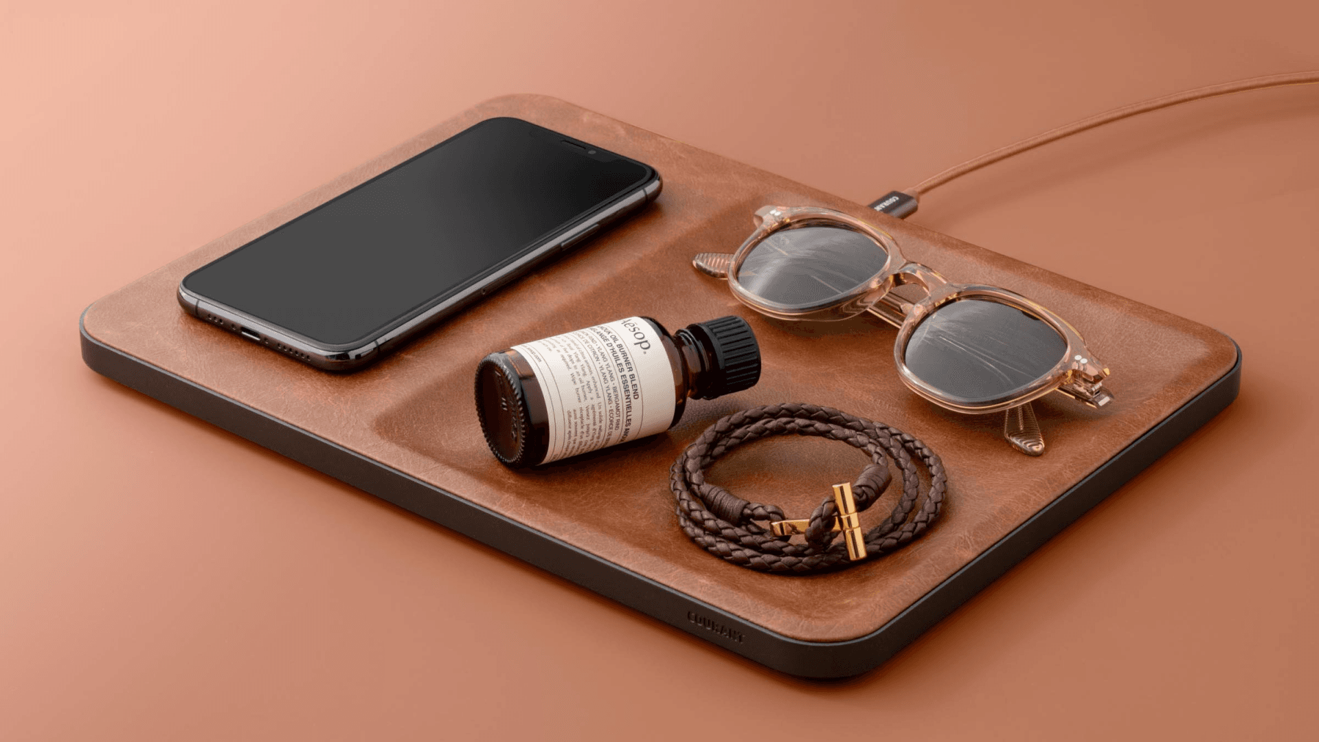 charger that doubles as a tray