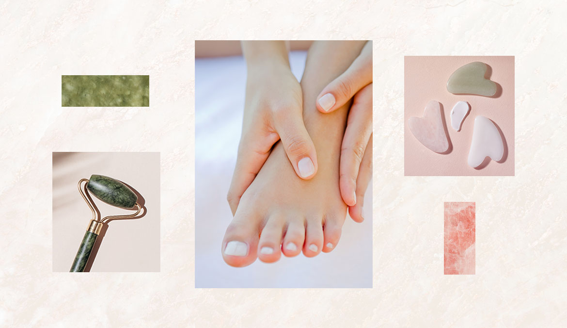 Featured image for Gua Sha Helps Relieve Facial Tension—But Did You Know It Can Help With Foot Pain, Too?