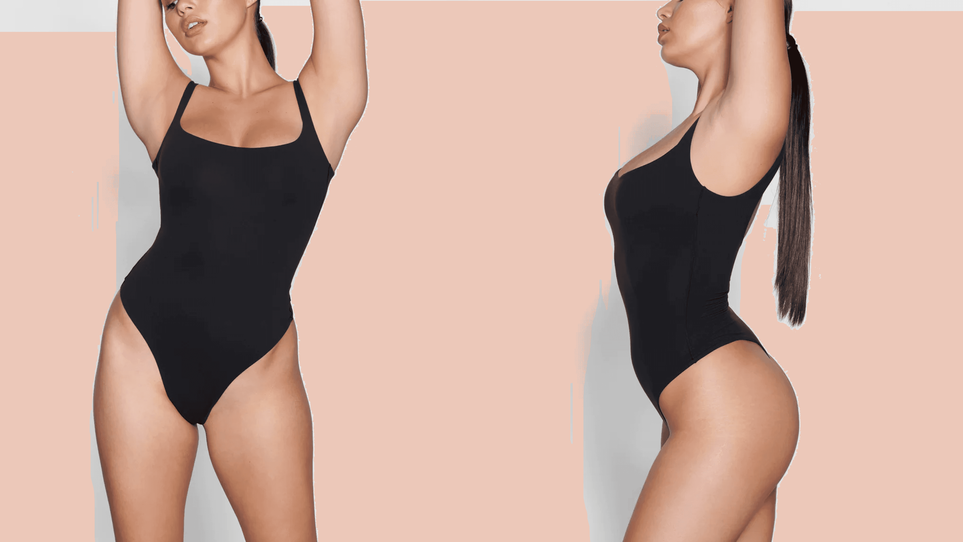 skims fits everybody square neck bodysuit