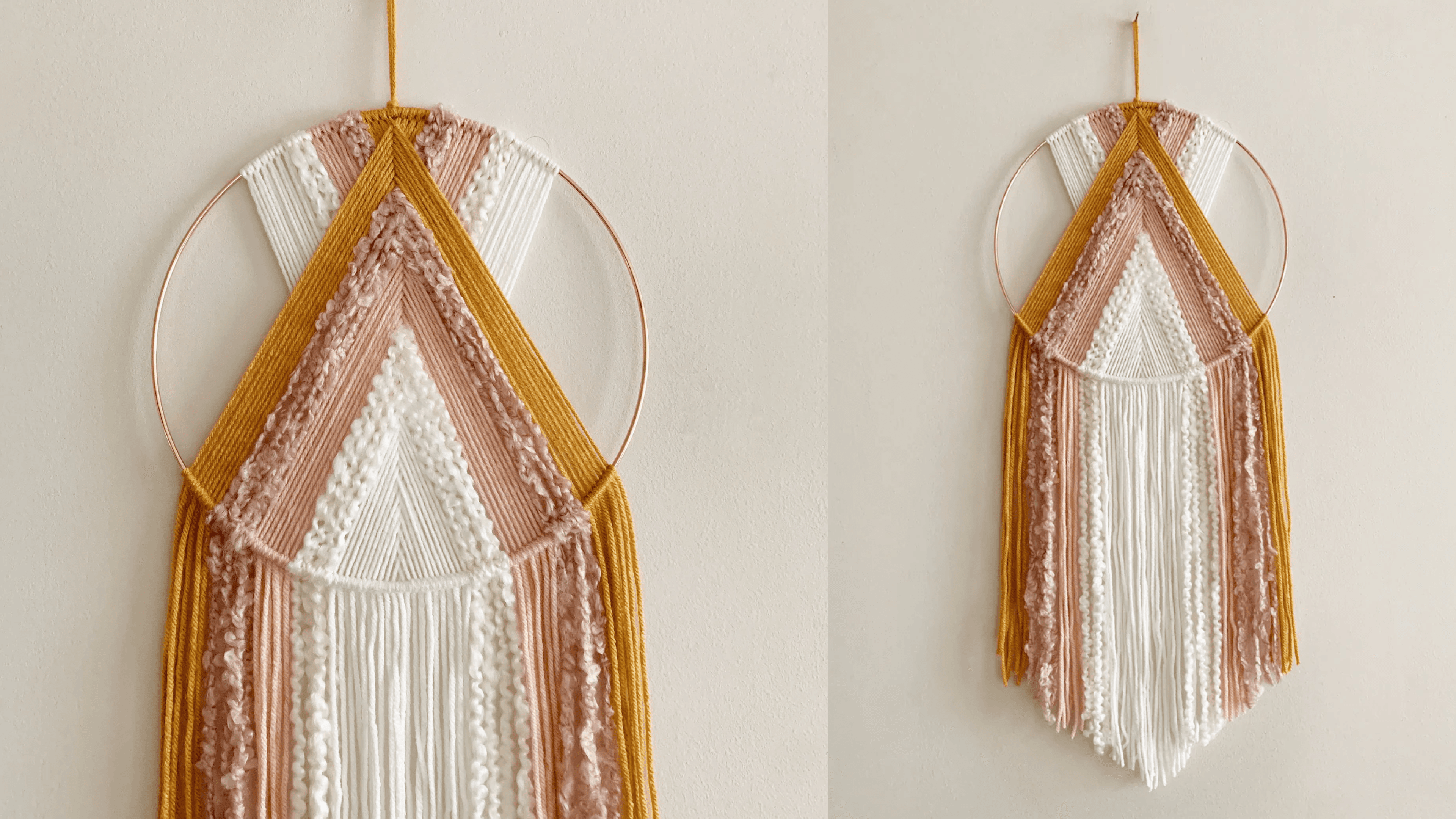 delicate macrame hanging