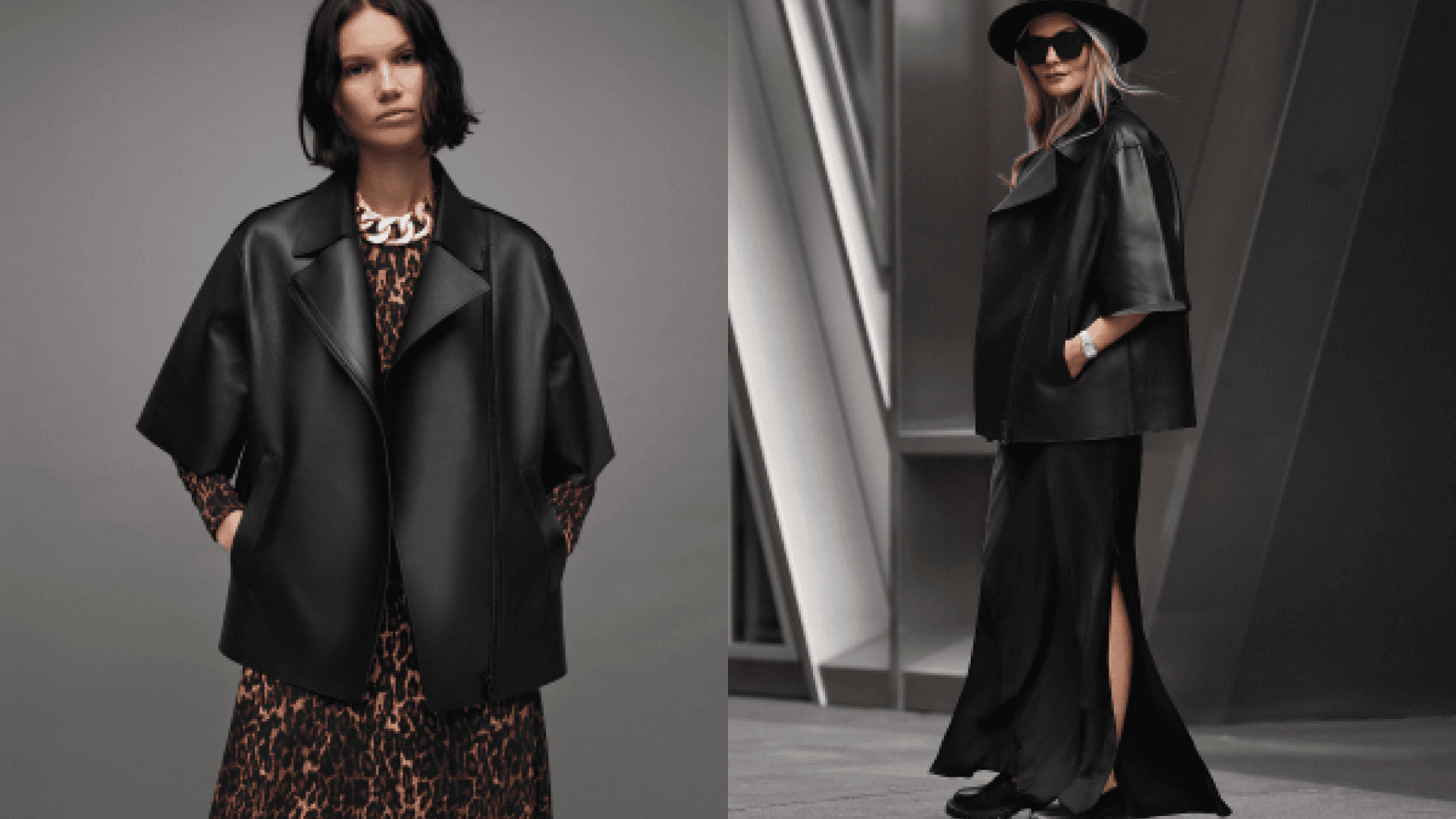 Fringe leather jacket