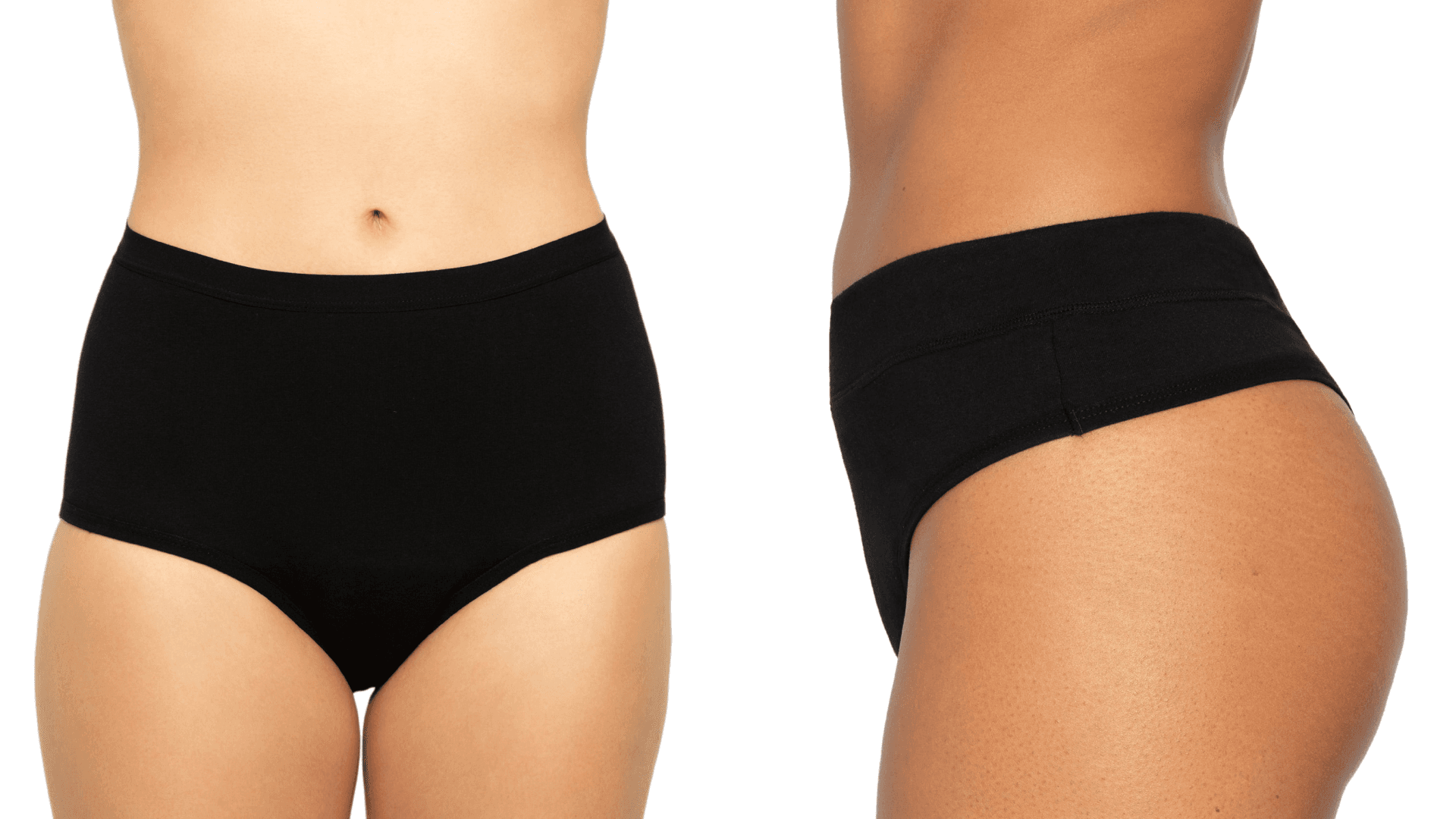 Period. black fitting underwear