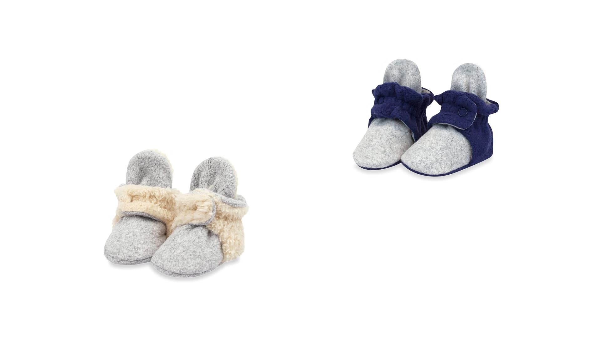 Unisex Fleece Baby Booties