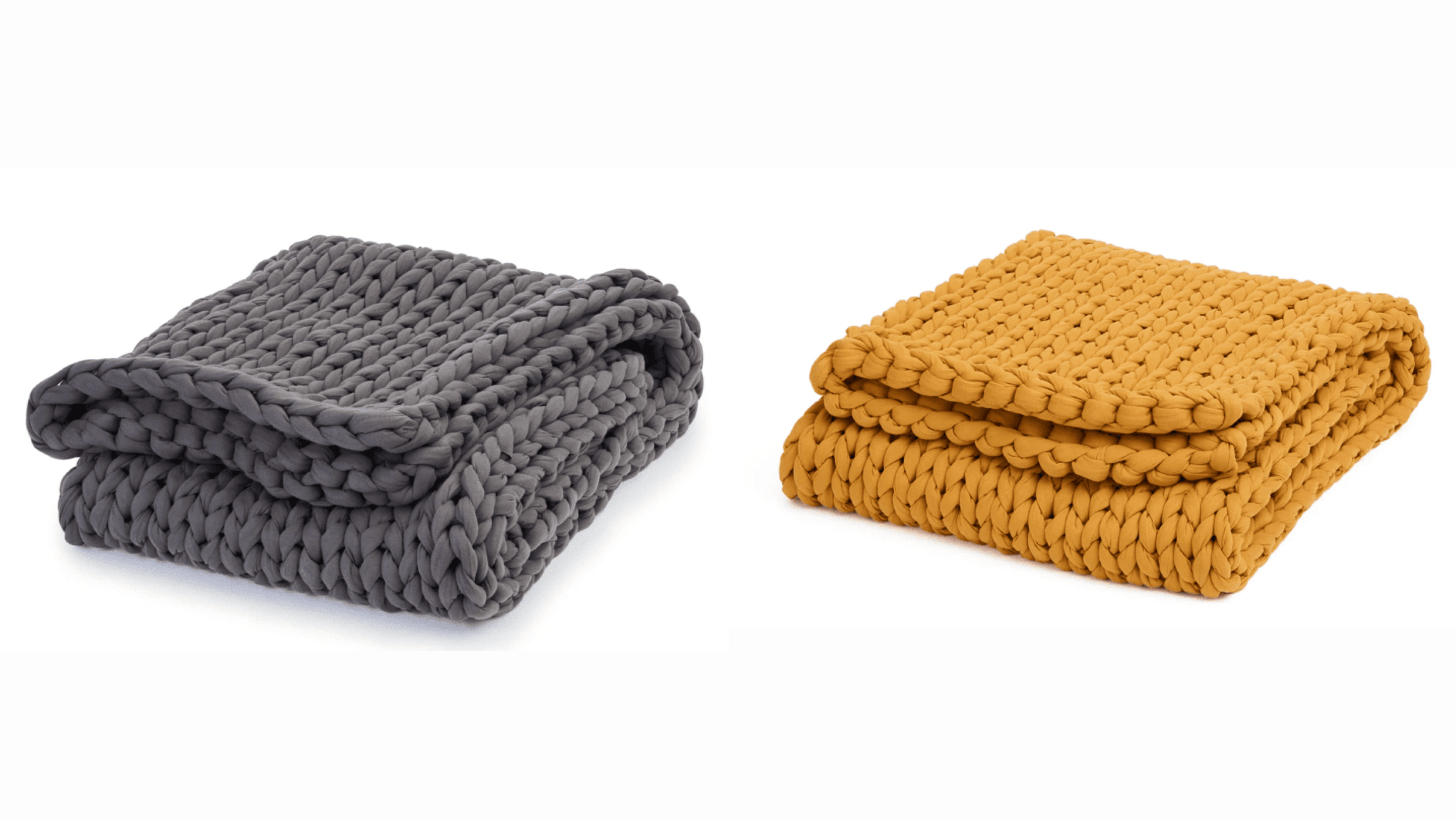 weighted knit blanket for sleep