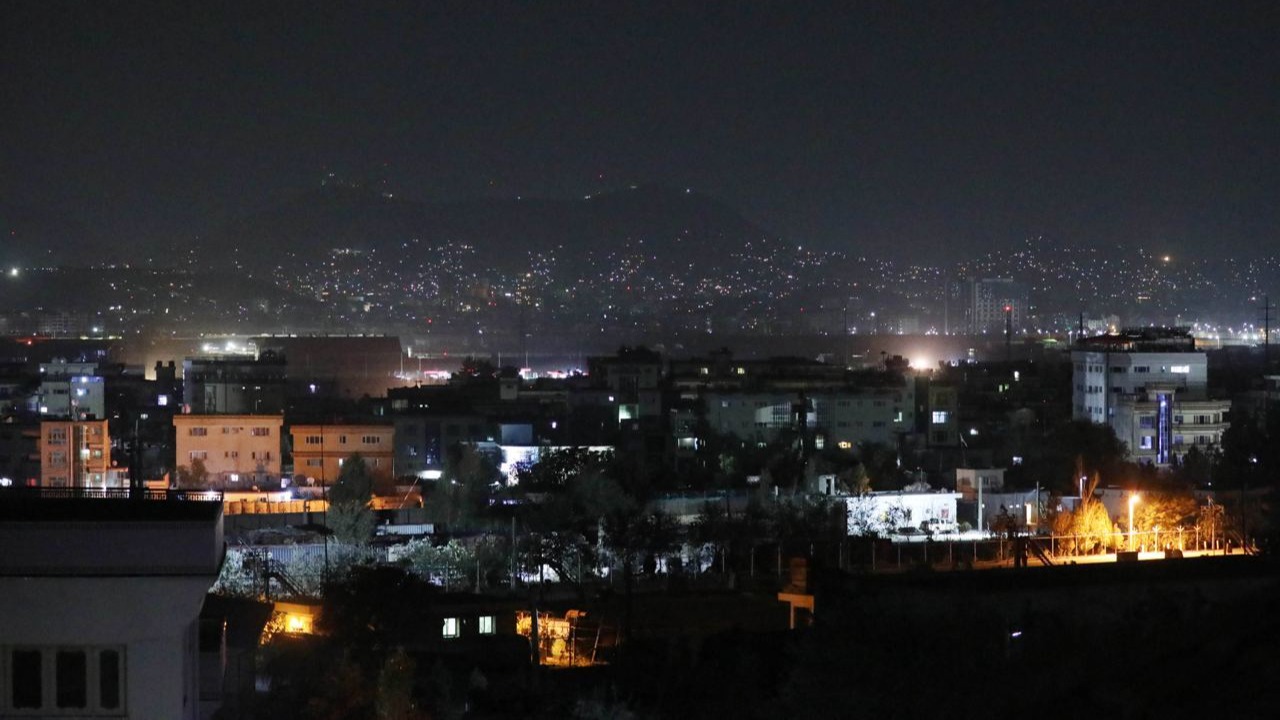 Taliban celebrate after the last U.S. troops left Hamid Karzai International Airport