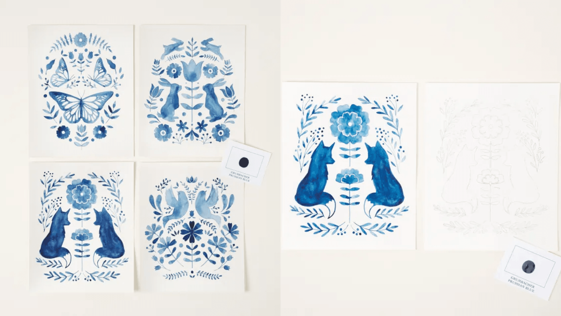 Watercolor paint kit crafting hobbies