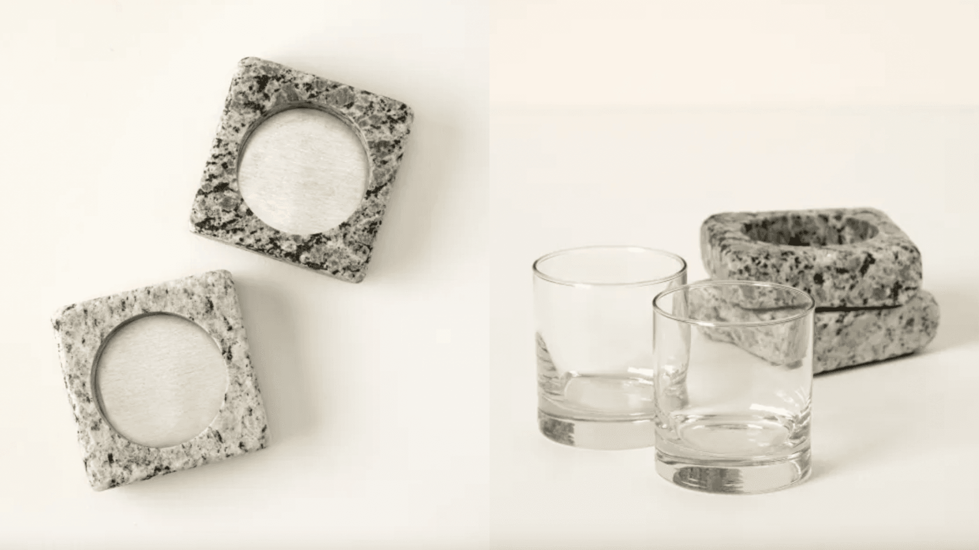 Uncommon goods whiskey coasters eco friendly gifts