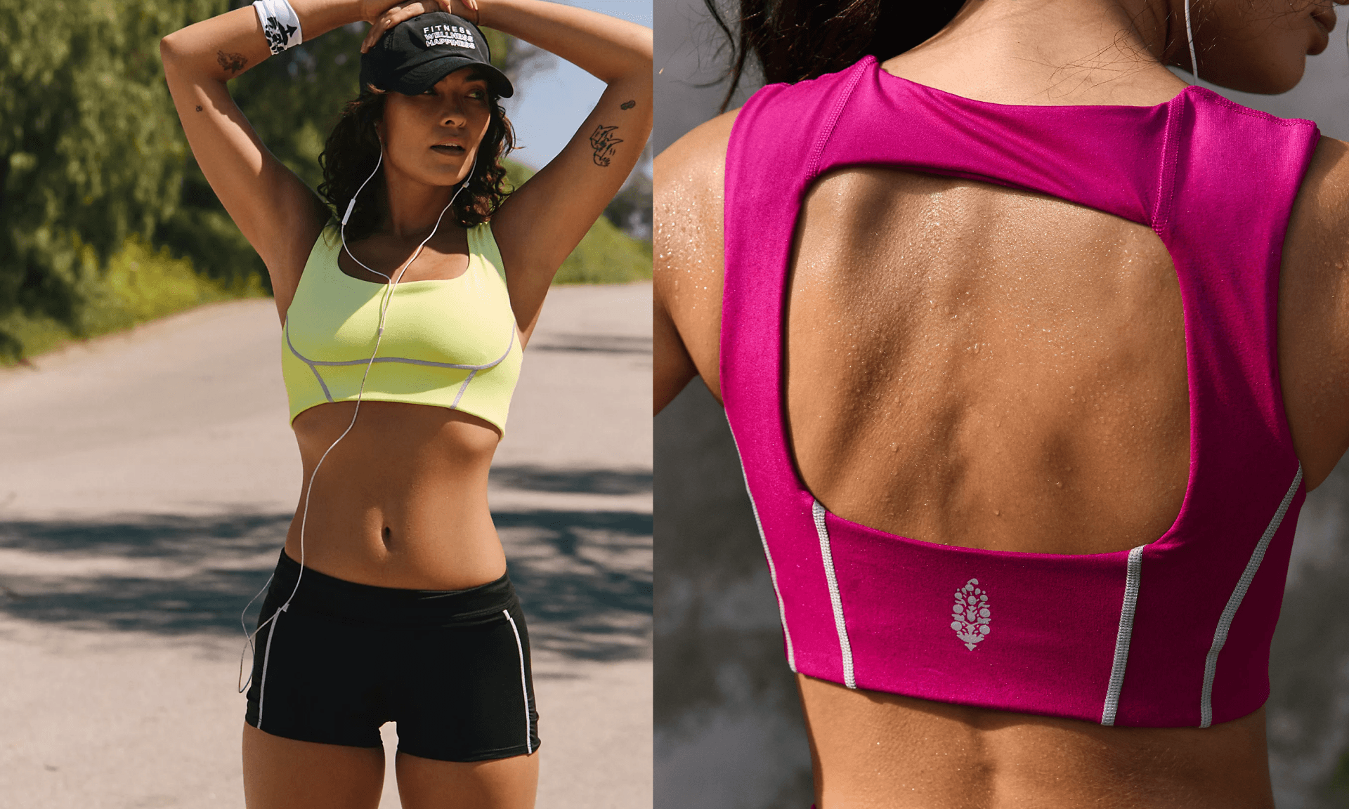 You're a peach sports bra