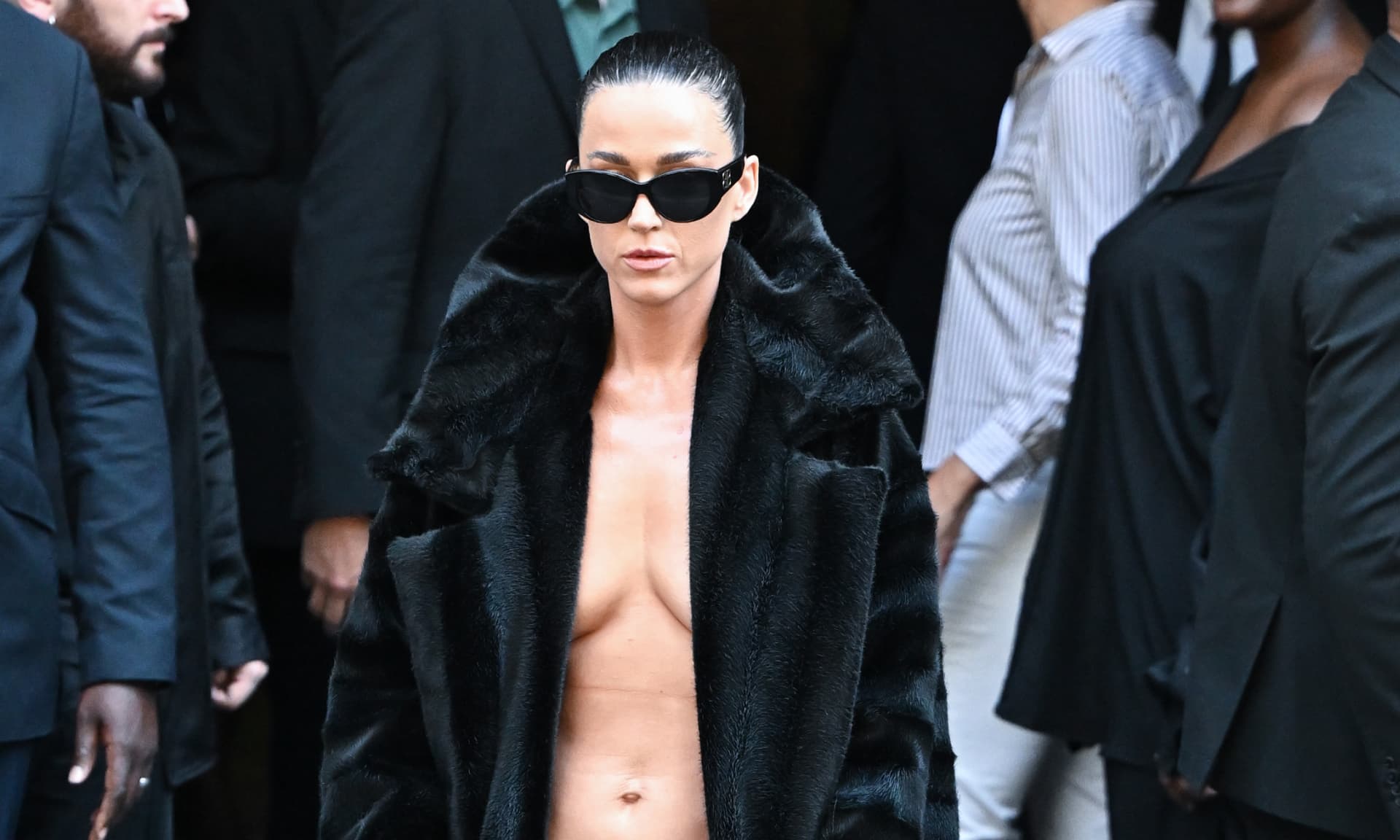 Katy Perry at Paris Fashion Week