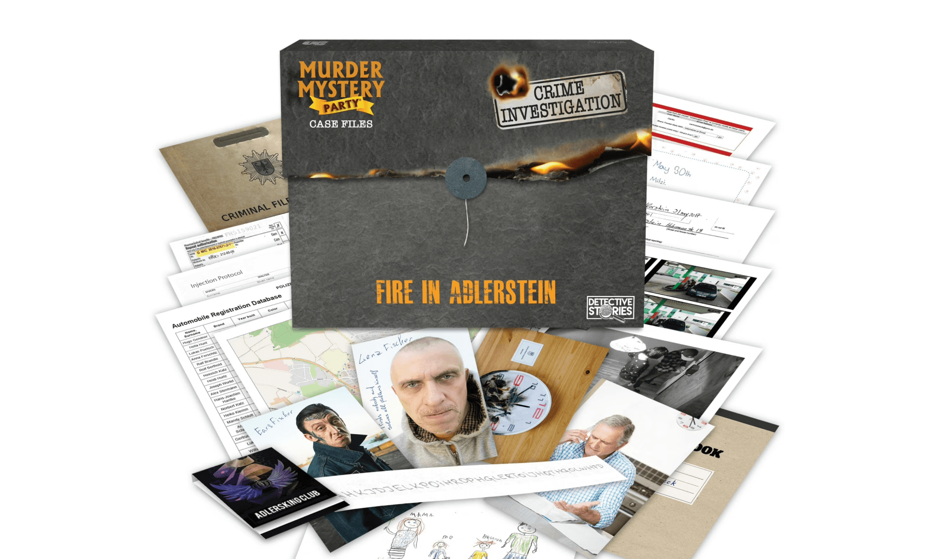 Murder Mystery Party Case Files Underwood Cellars by University Games Ages 14+