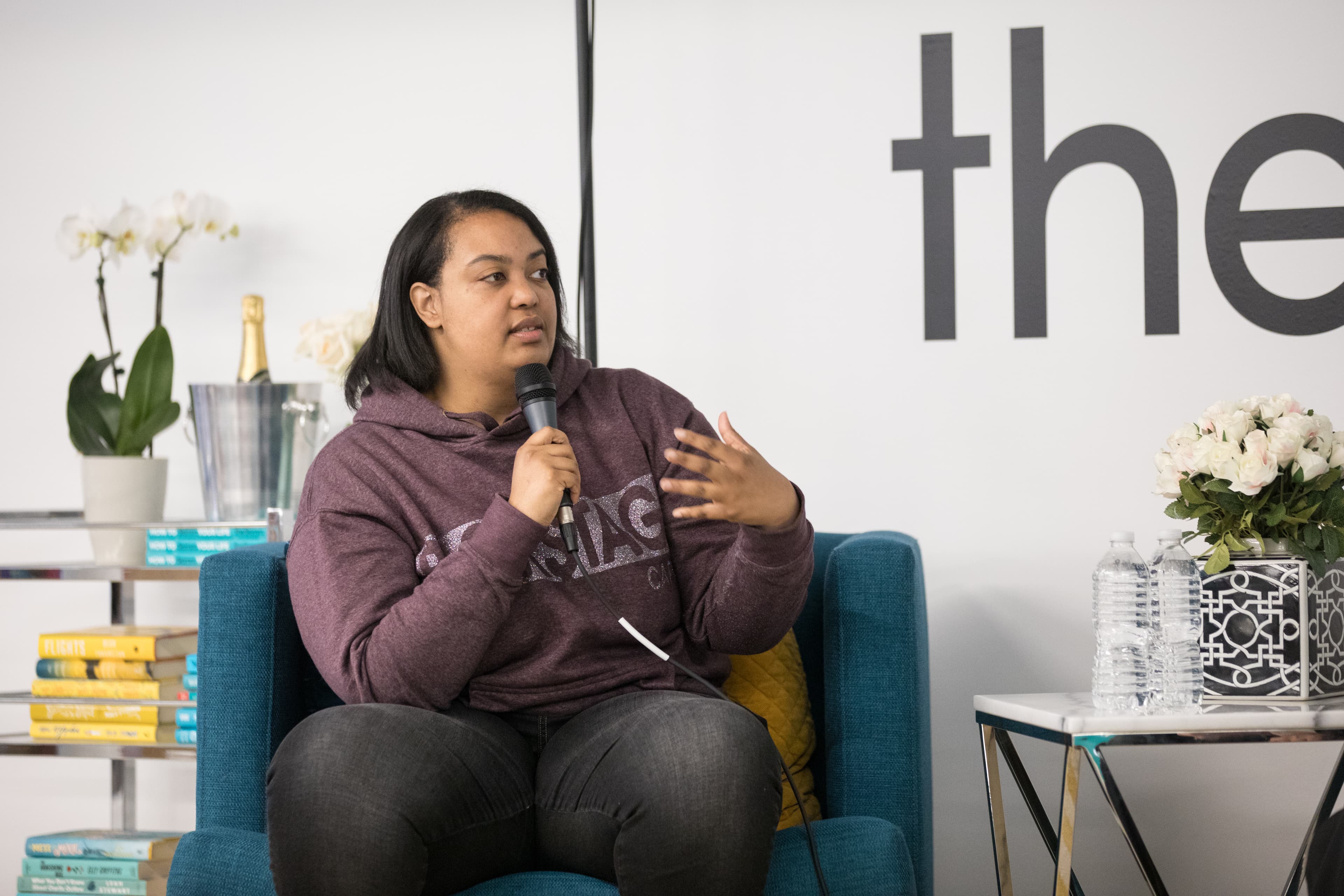 Arlan Hamilton onstage