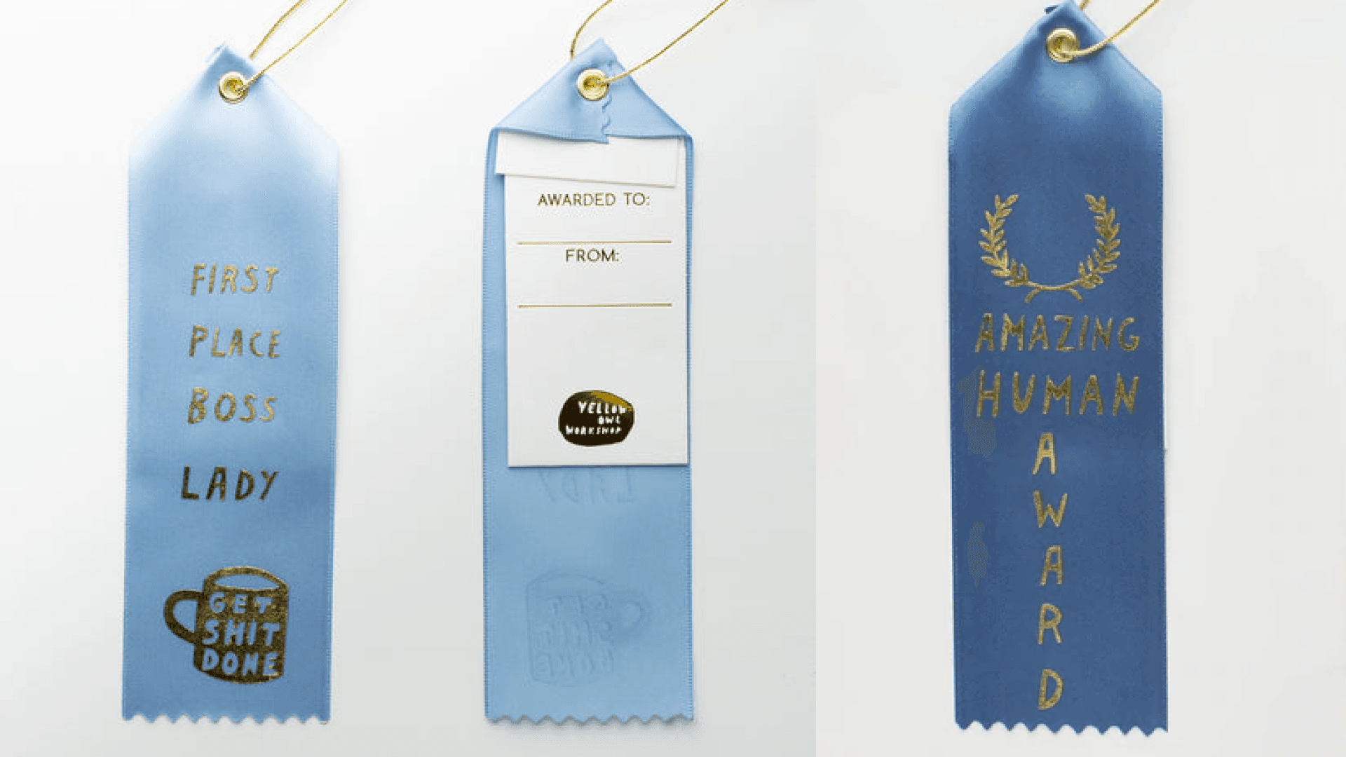 funny award ribbon