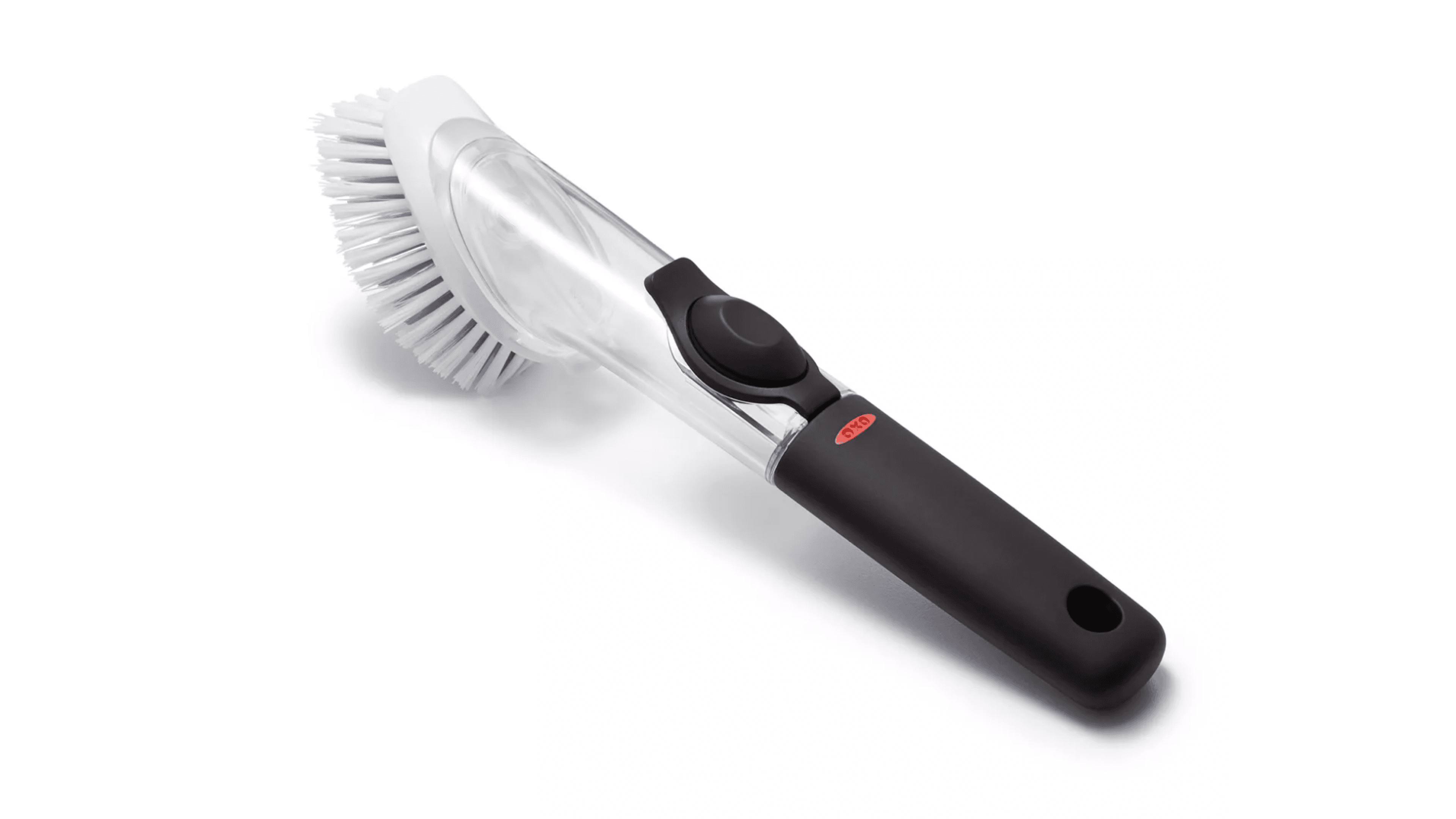 soap-dispensing brush for dishes