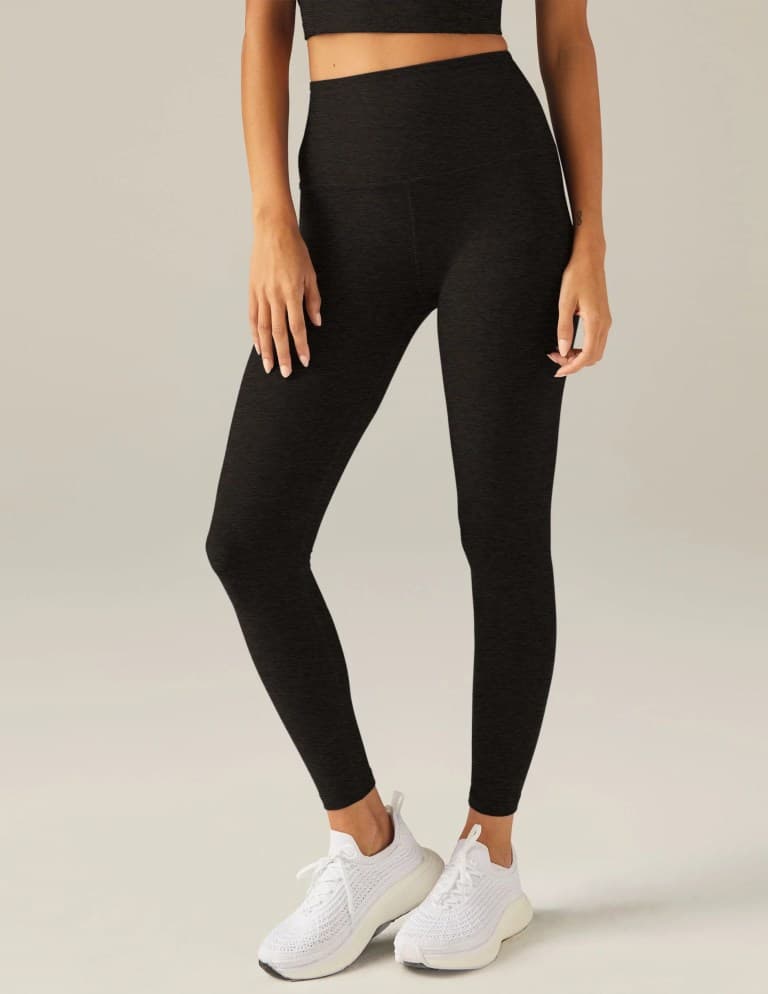 black beyond yoga spacedye caught in the midi pilates leggings