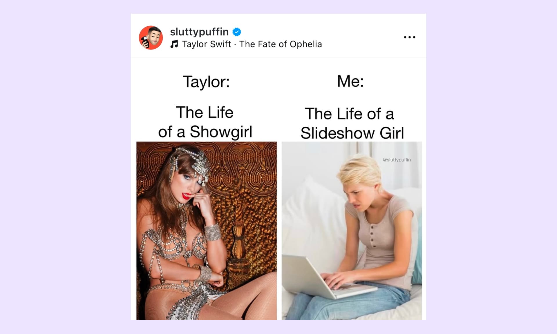 life of a slideshow girl