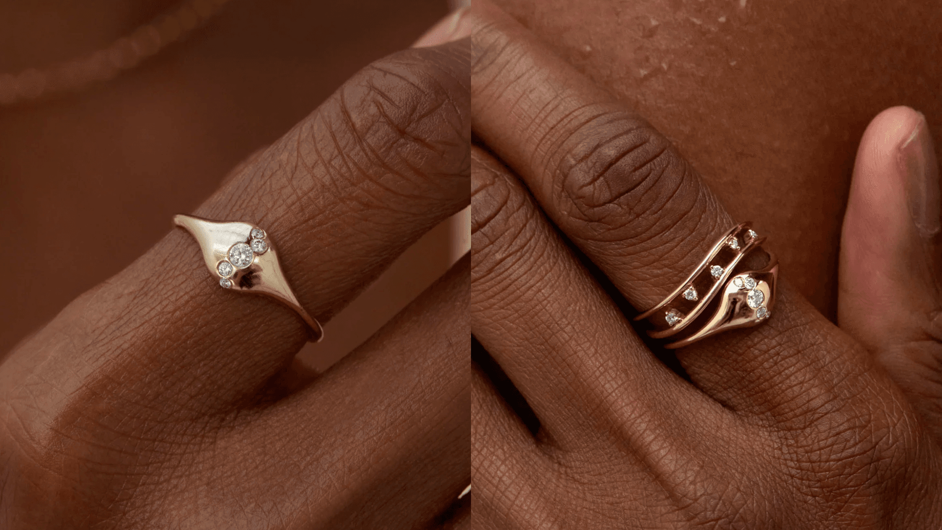 Lab grown diamond ring