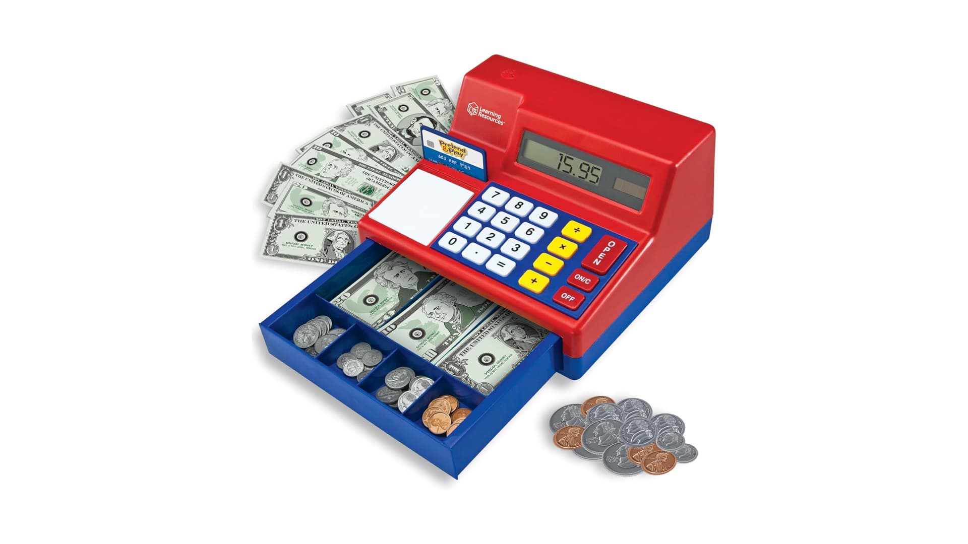 Learning Resources Pretend & Play Calculator Cash Register