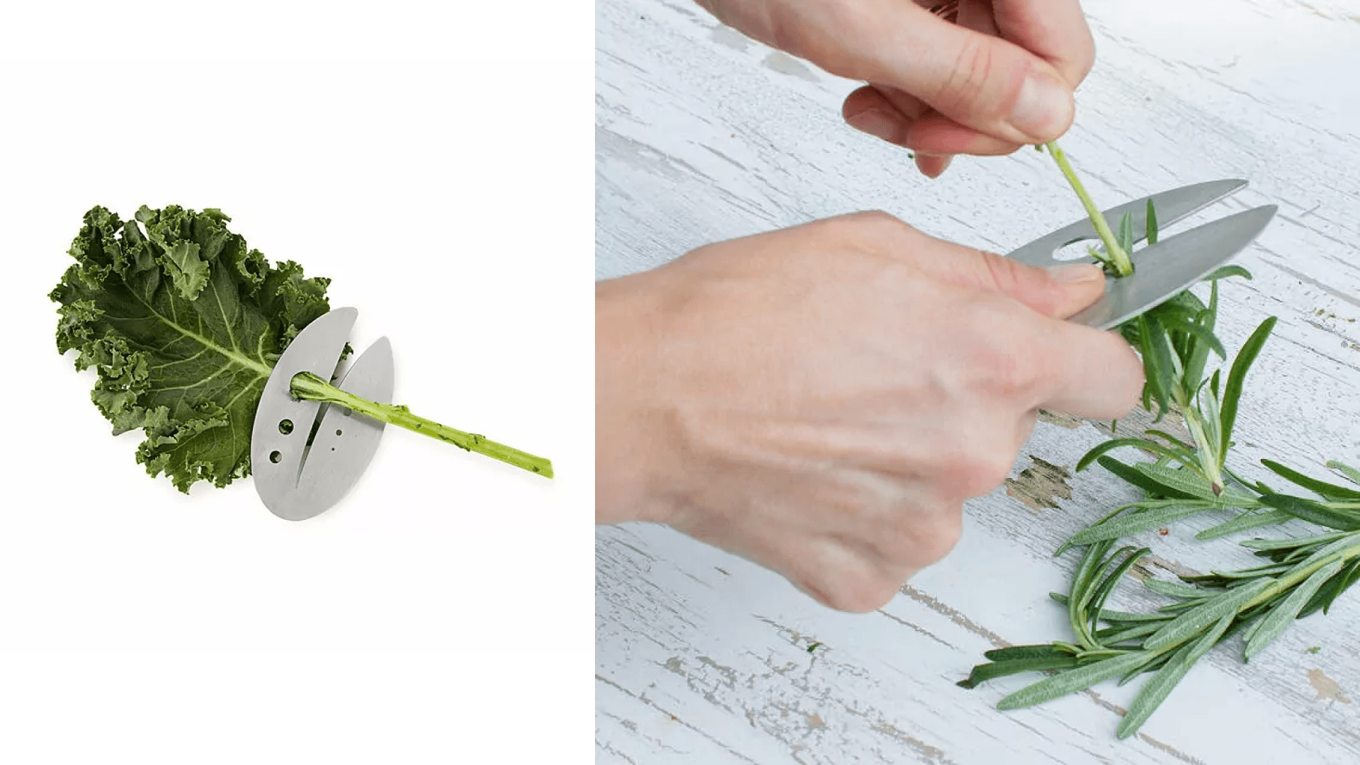 Kale herb stripper
