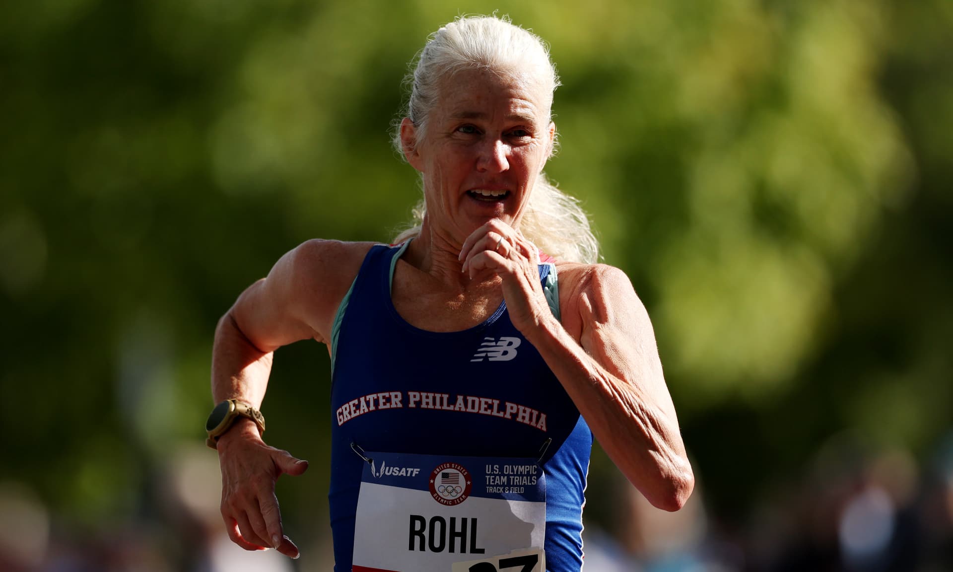 Michelle Rohl competes in the 2024 U.S. Olympic Team Track & Field Trials.