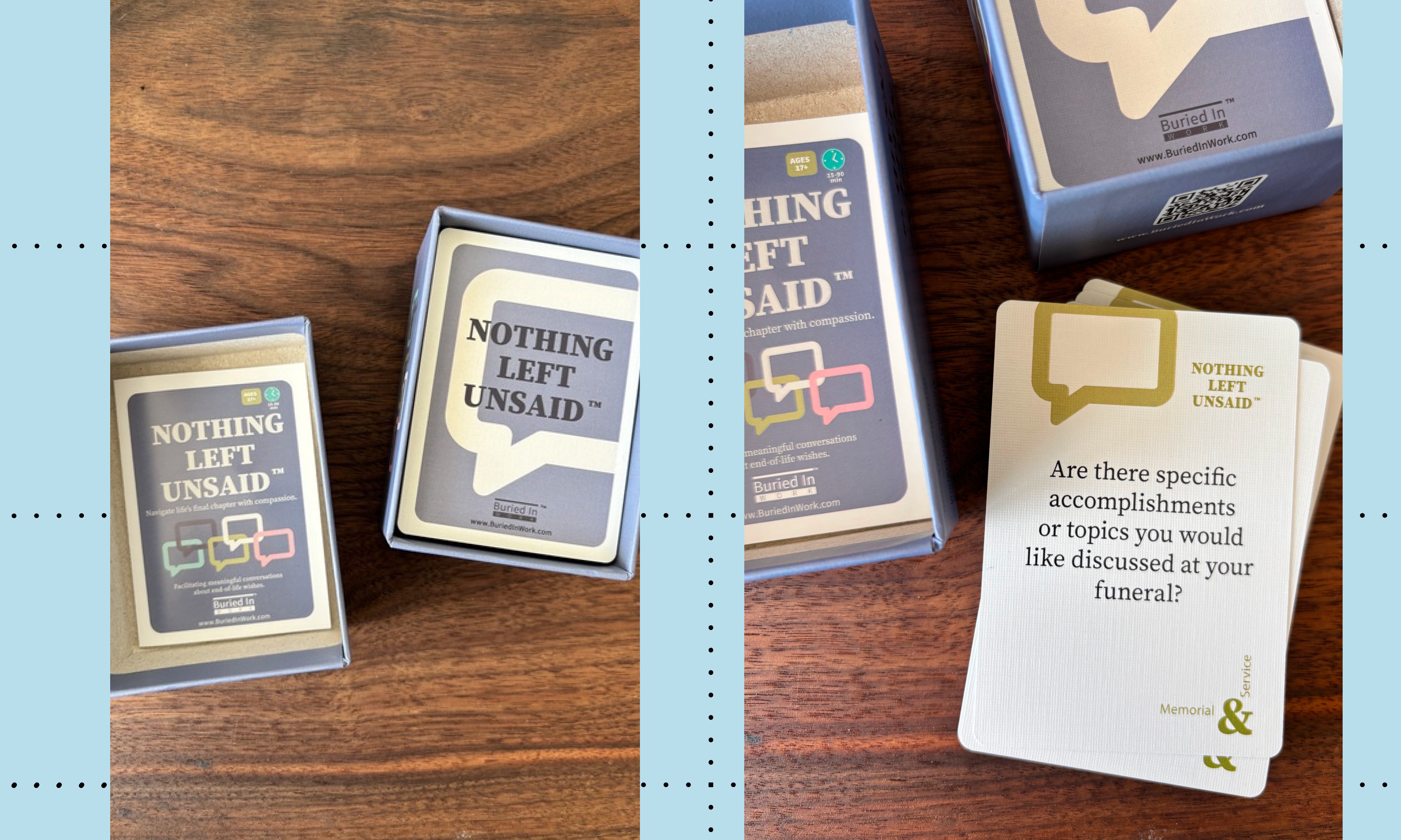 end of life planning card game review