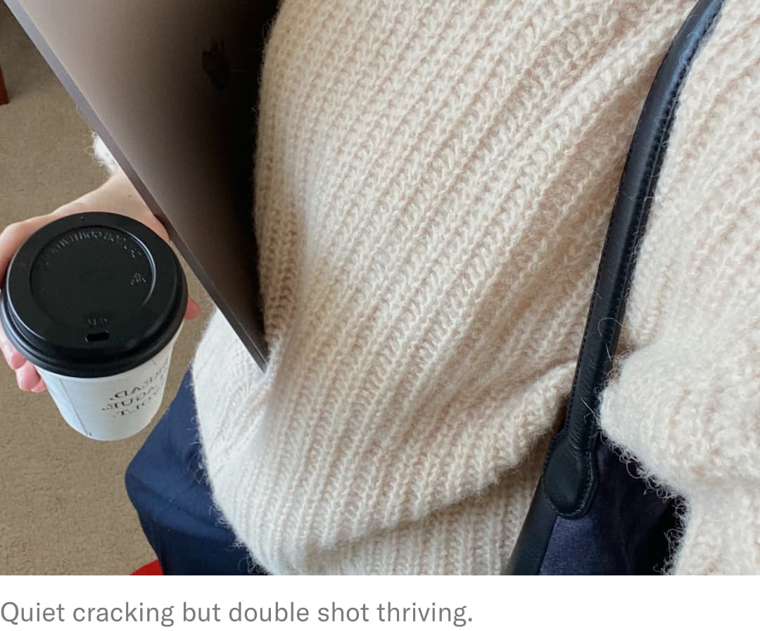 woman with coffee