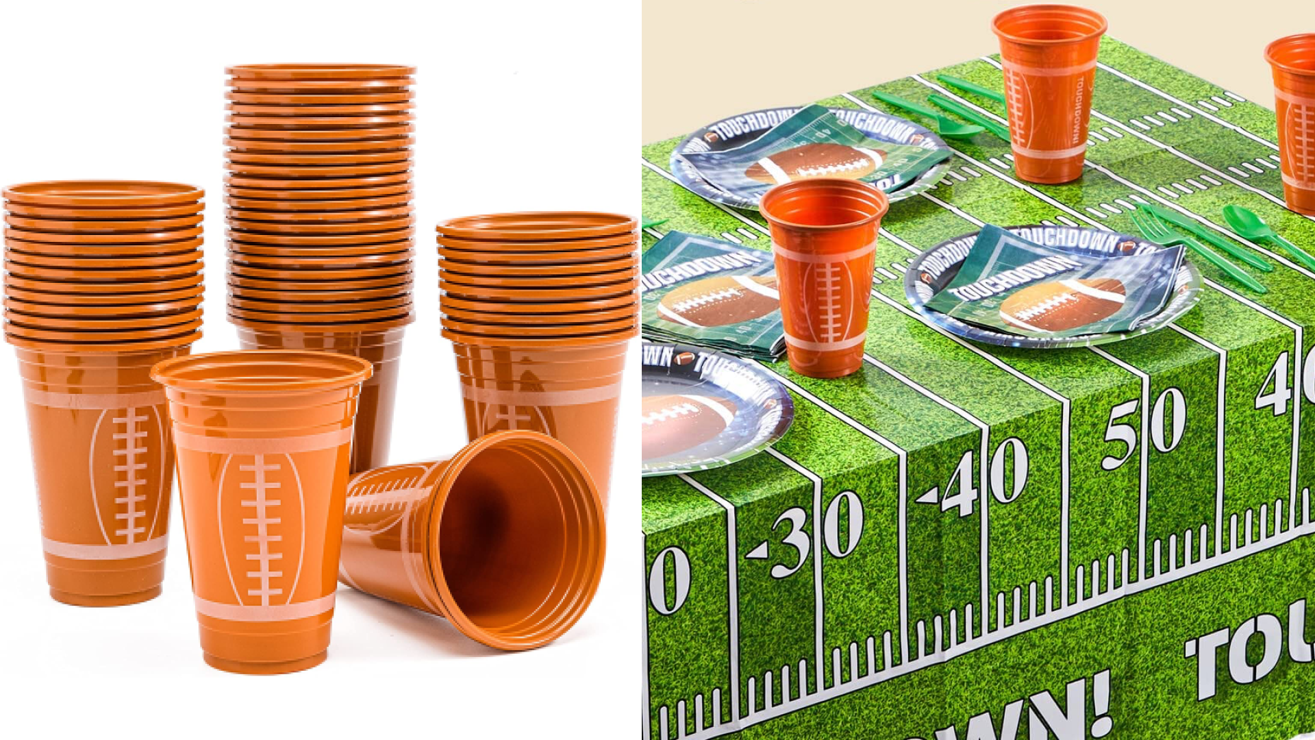 Super Bowl party decorations