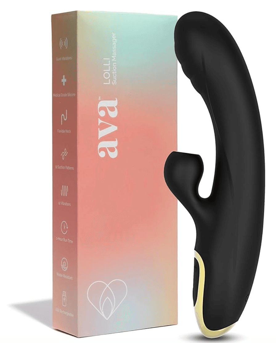 Best affordable dual sensation toy: Ava Suction Lolli