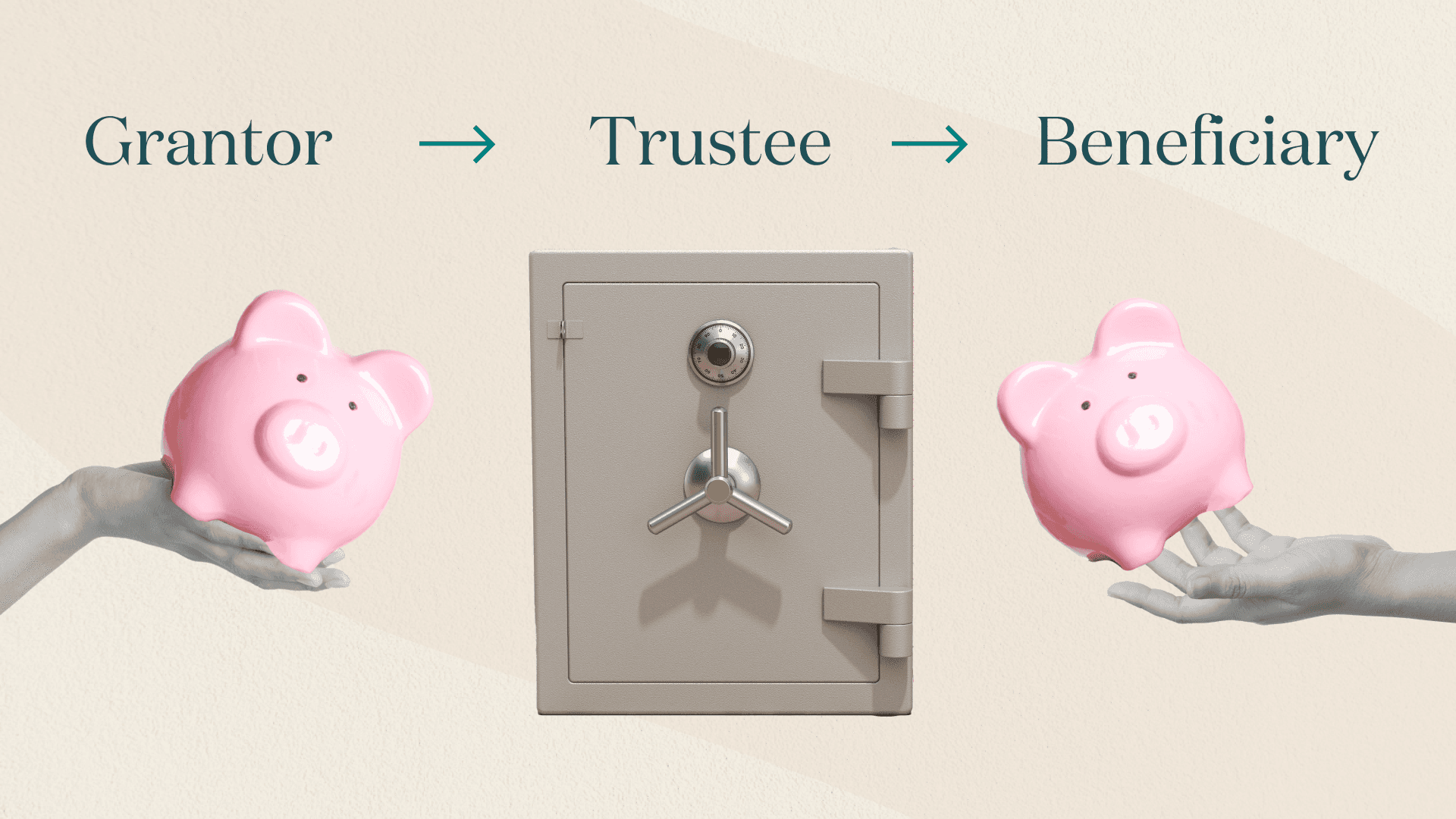 accessibility, hands holding piggy banks