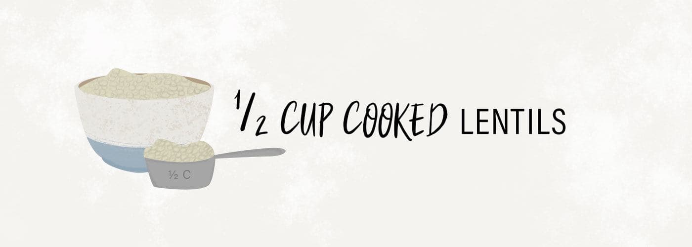 serving size lentils