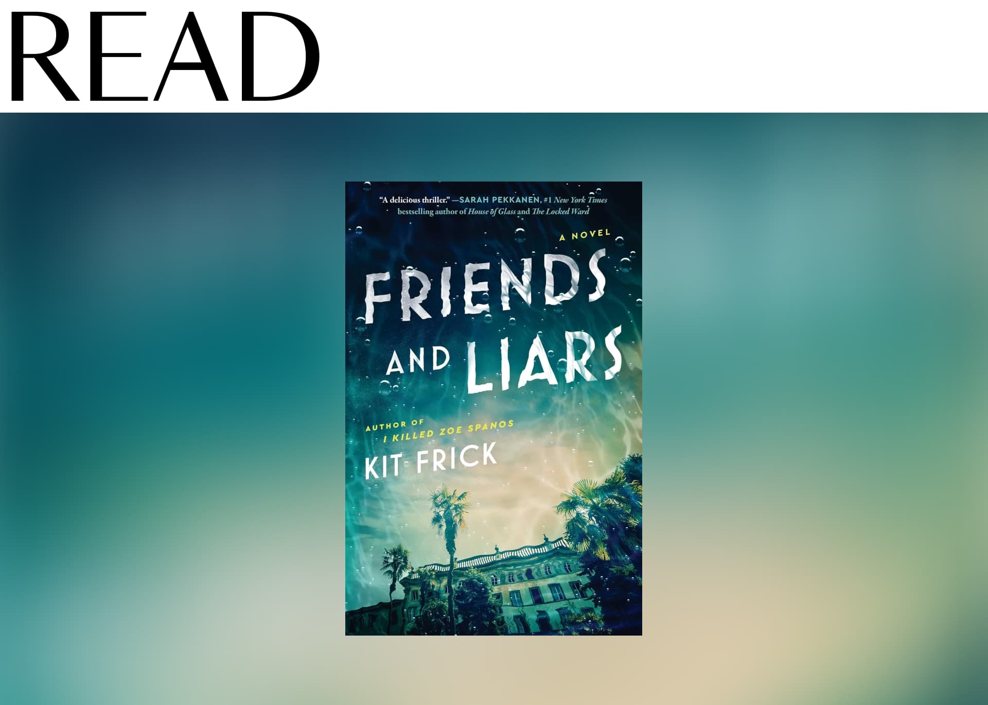 Friends and Liars by Kit Frick