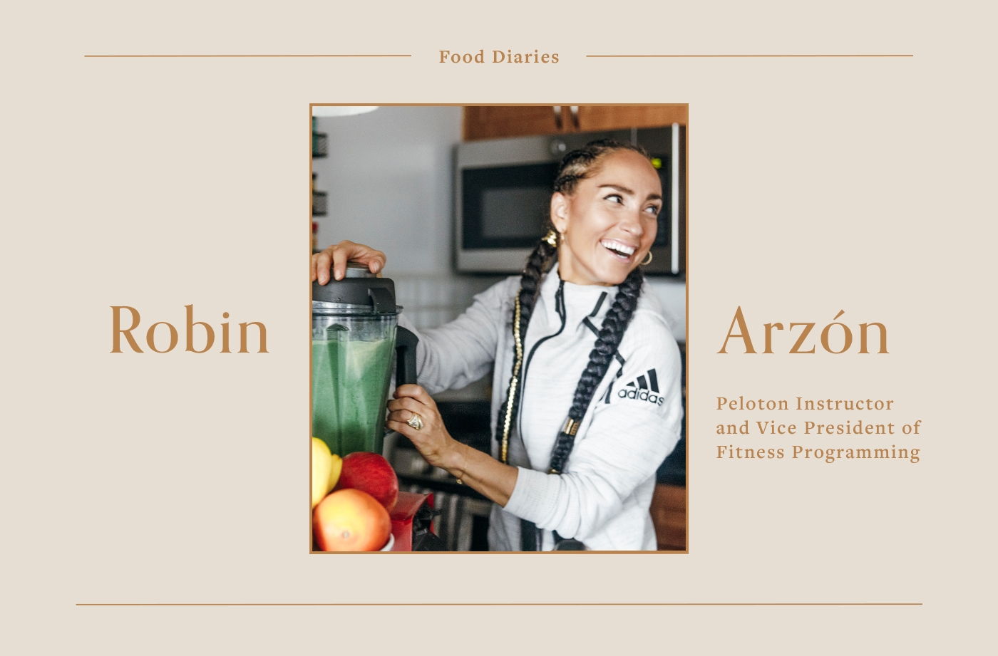 Featured image for Peloton Instructor Robin Arzón Works Out for 2 to 4 Hours a Day—Here's What She Eats To Stay Strong