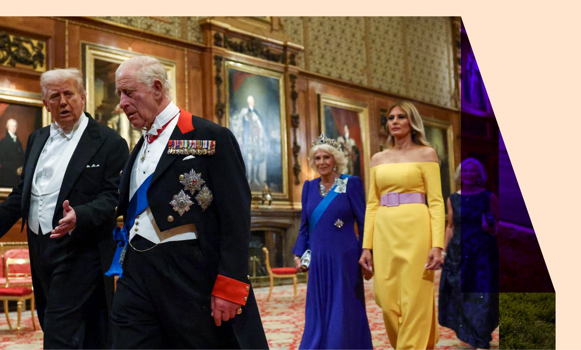 Royal family with Trumps