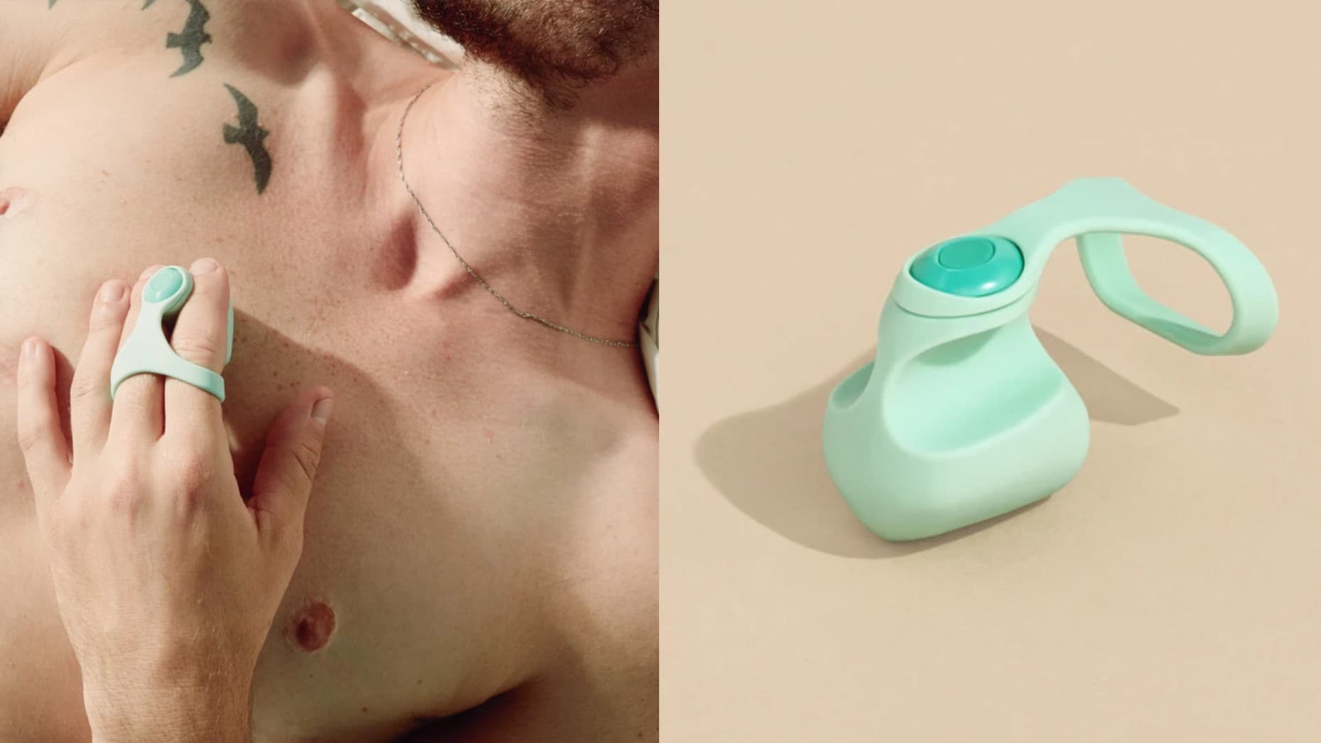 Dame wearable finger vibrator