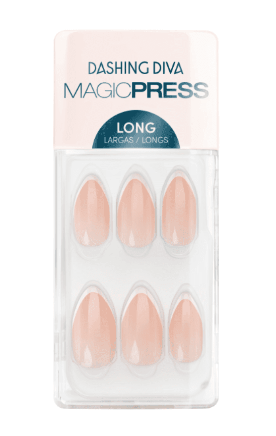 A pack of Dashing Diva Magic Press nails, how to repair a broken nail