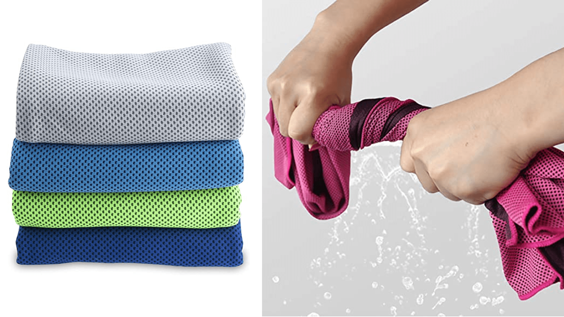 A 4-pack of cooling towels