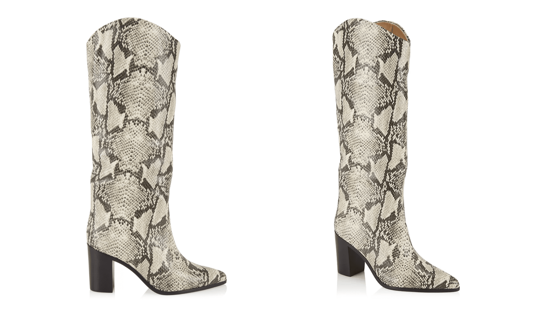 pointed toe knee high boot