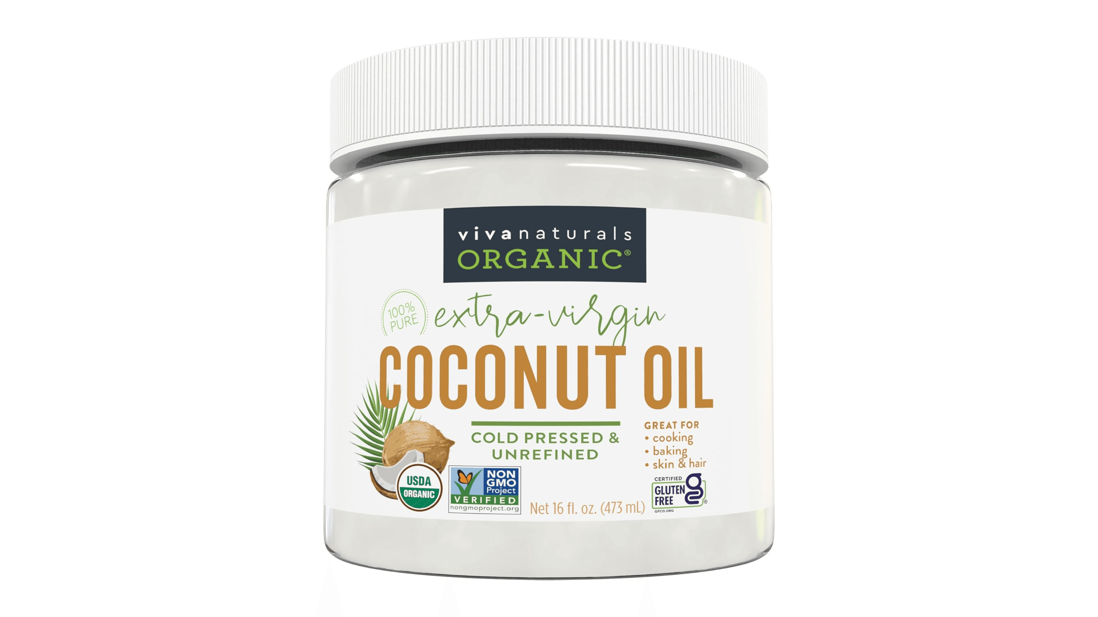 Coconut oil jar