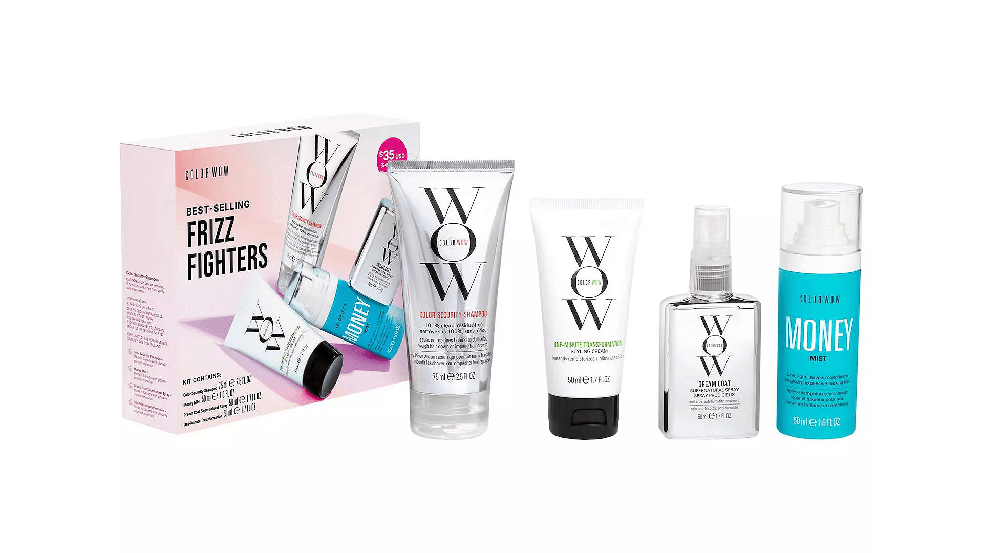 frizzy hair set