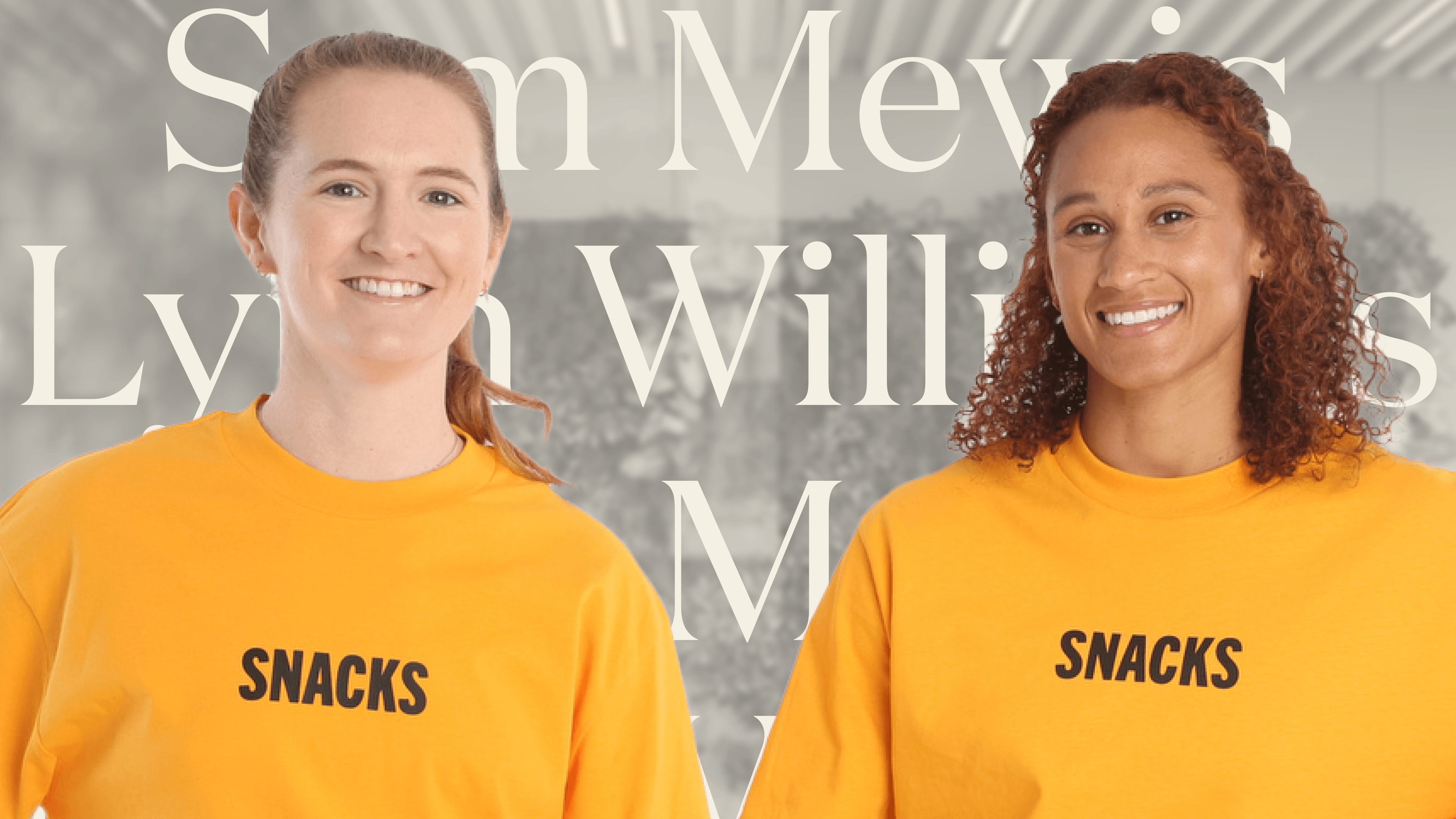 Sam Mewis and Lynn Williams