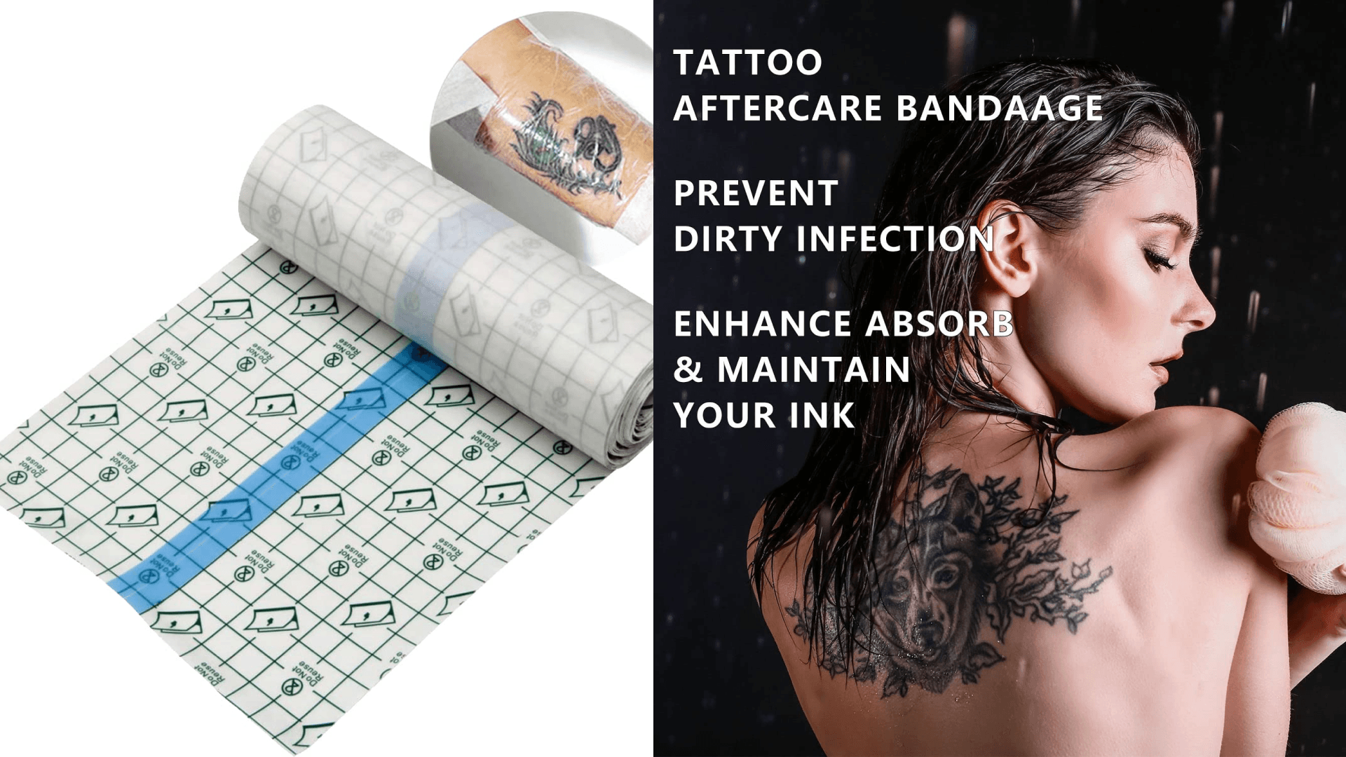 Tattoo bandage